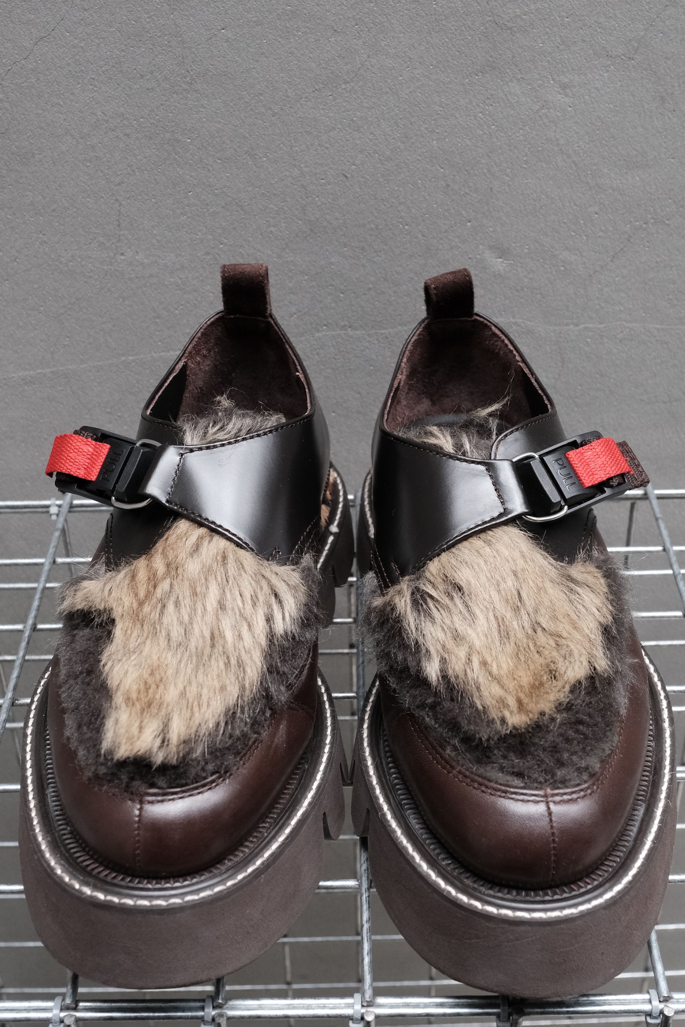 Hender Scheme Hender Scheme Fur Strap Platform Shoes Size US 7.5 / EU 40-41 - 2 Thumbnail