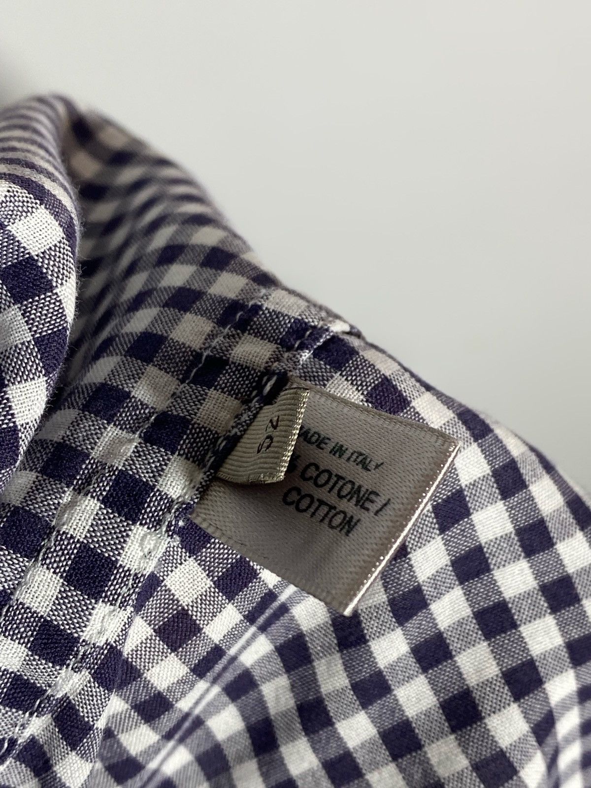 Bottega Veneta Bottega Veneta long sleeve checked shirt Size US L / EU 52-54 / 3 - 16 Thumbnail