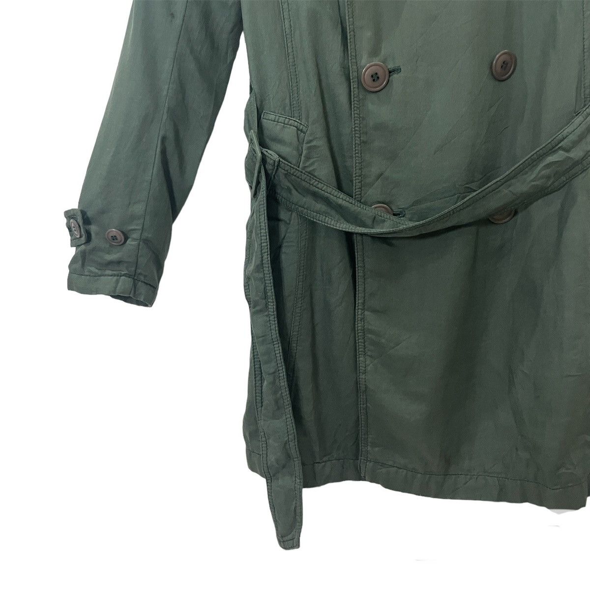 Issey Miyake Vintage Sunao Kuwahara By Issey Miyake Trench Coat Jacket Size L / US 10 / IT 46 - 4 Thumbnail