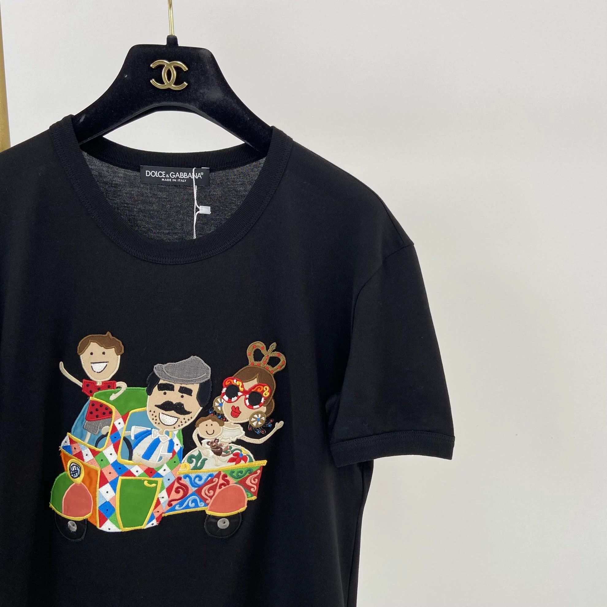 Dolce & Gabbana Dolce&Gabbana Cartoon Embroidered T-Shirt 38 Size XS / US 0-2 / IT 36-38 - 3 Thumbnail