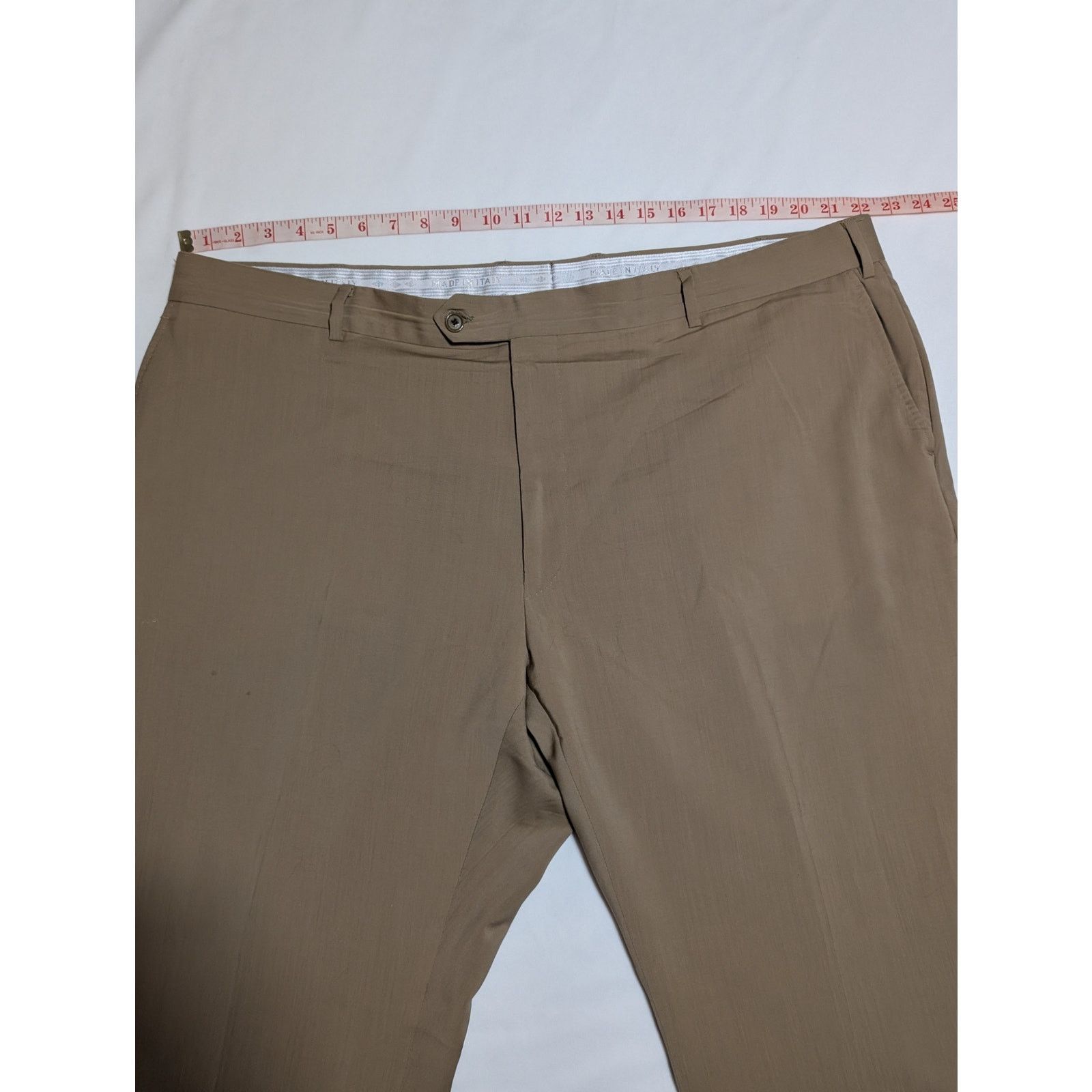 Unknown London Tessuto Marzotto 100% Wool pants Made In Italy Khaki Pants Size US 44 / EU 60 - 4 Thumbnail