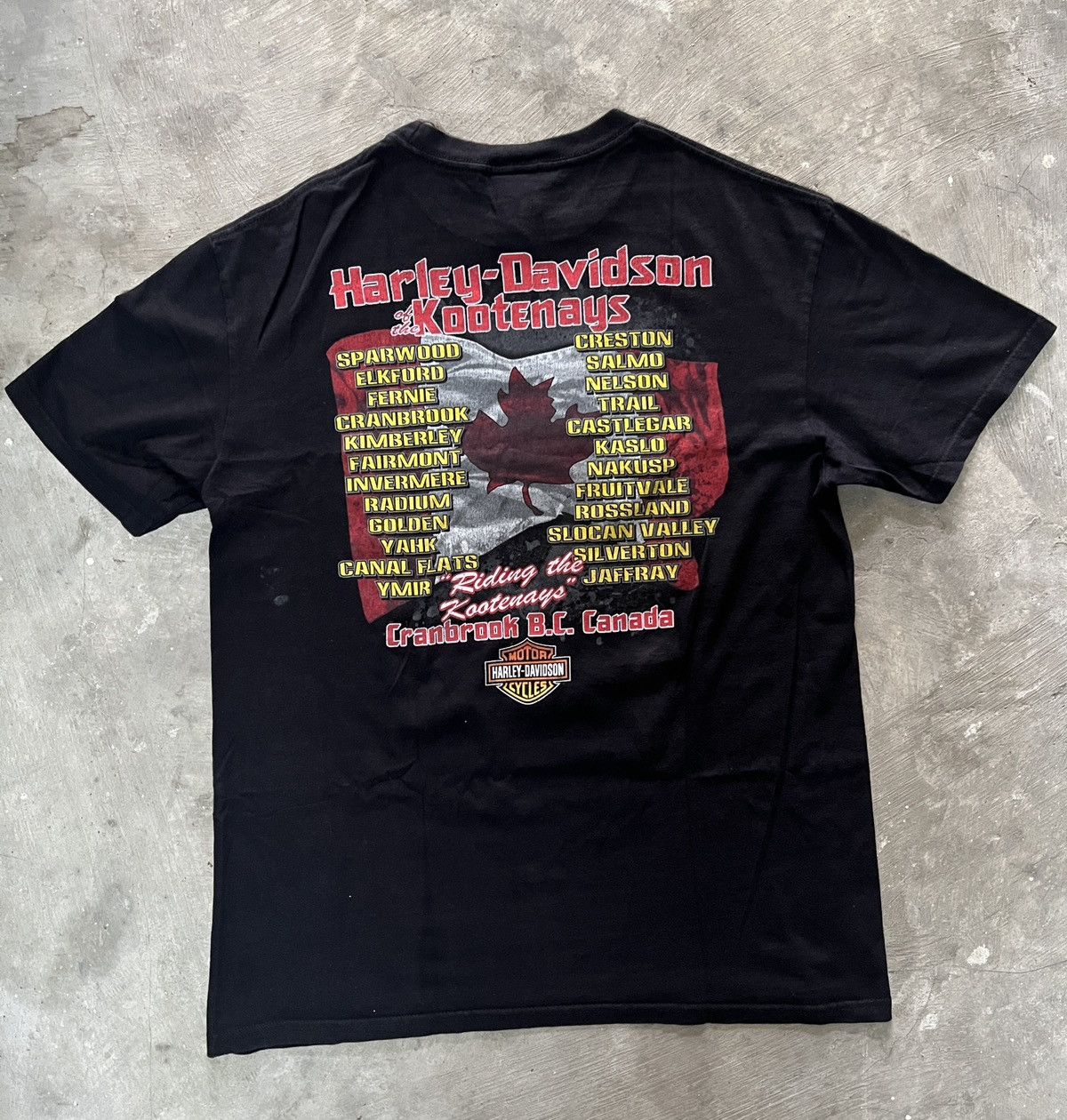 Harley Davidson Vintage Harley-Davidson Graphic Tee Blonde Girl & Bike Size US L / EU 52-54 / 3 - 4 Thumbnail