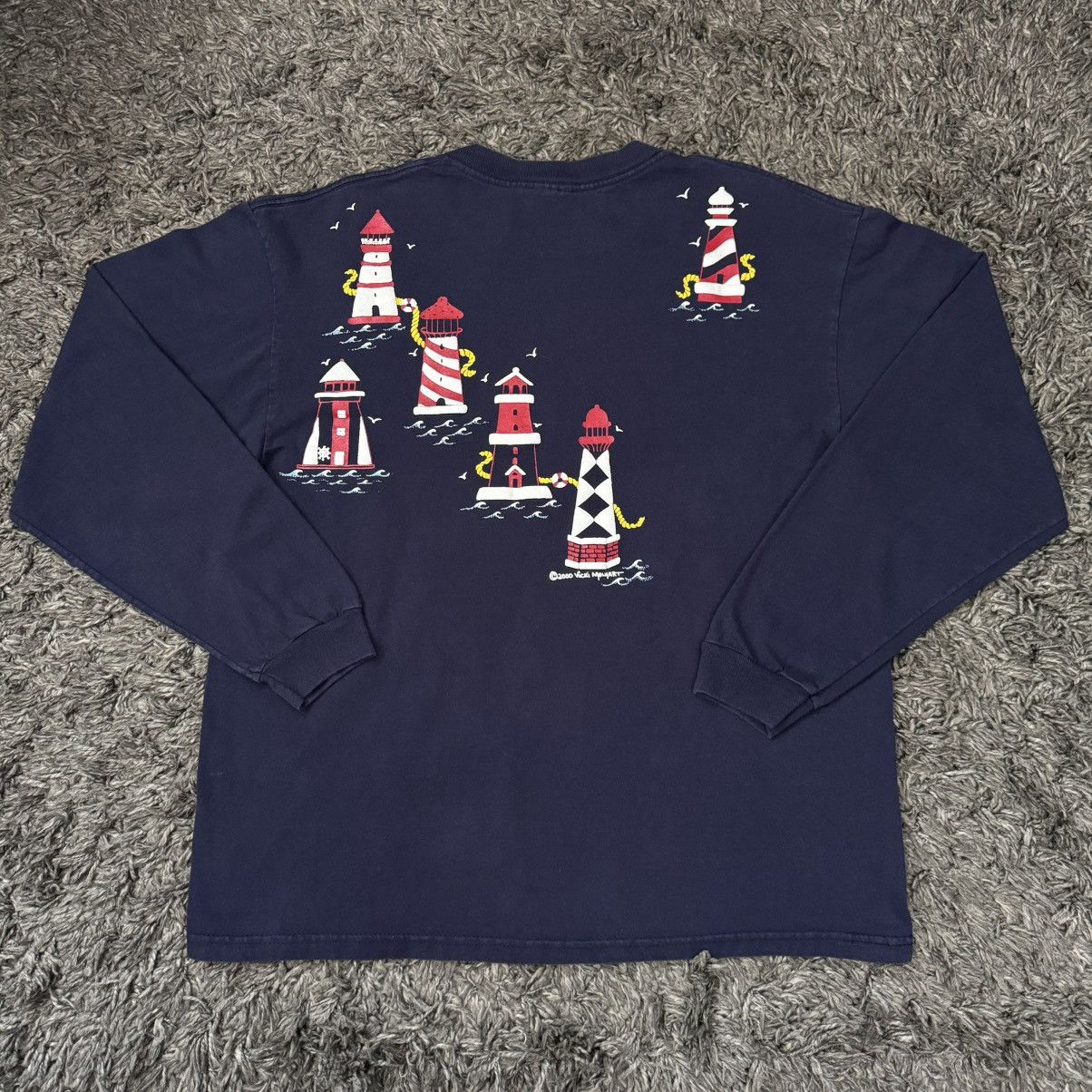 Other Lighthouse Ocean Art Tee by Vicki Melhart Size US L / EU 52-54 / 3 - 5 Thumbnail