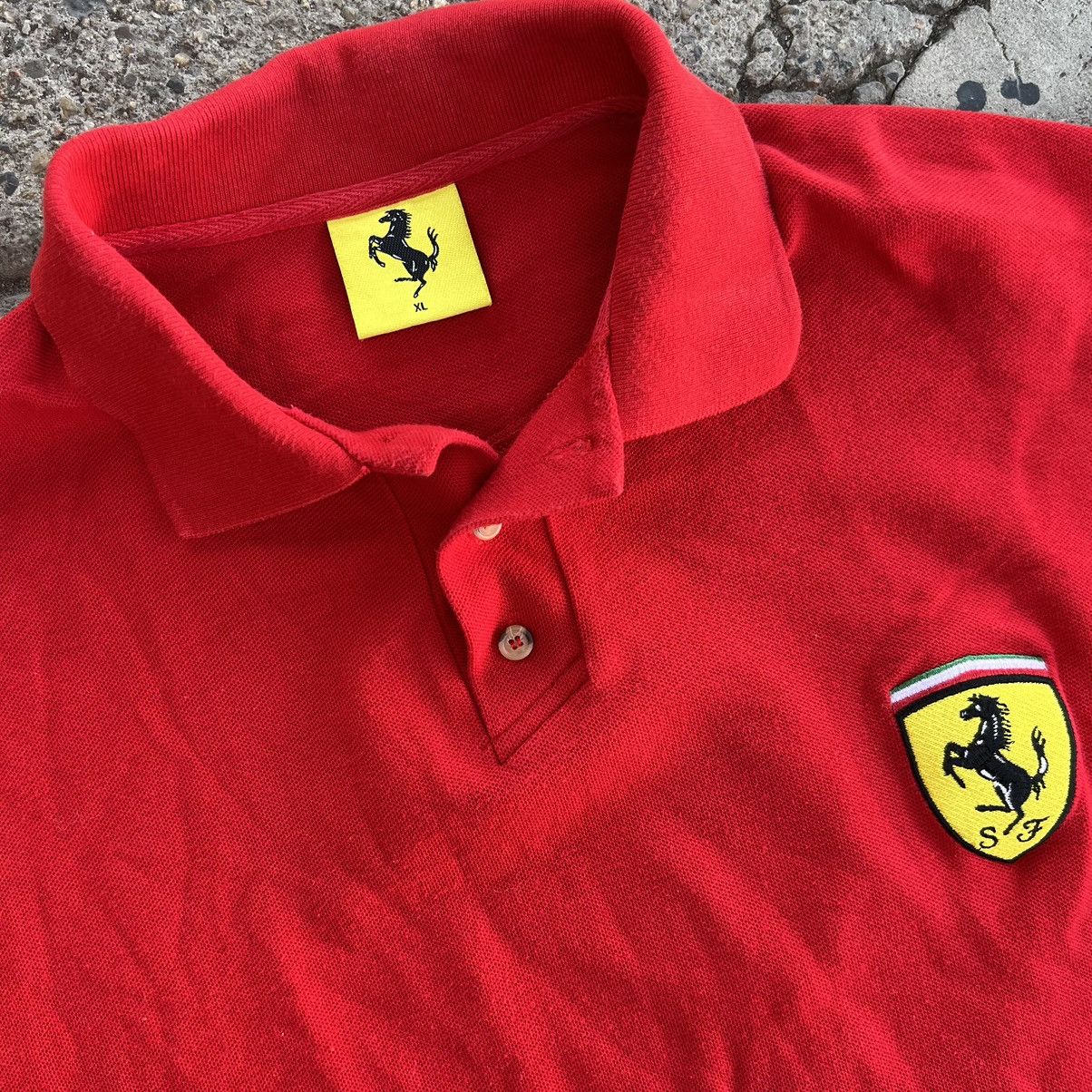 Ferrari × Vintage Polo Racing Shirt Ferrari Size US XL / EU 56 / 4 - 4 Thumbnail