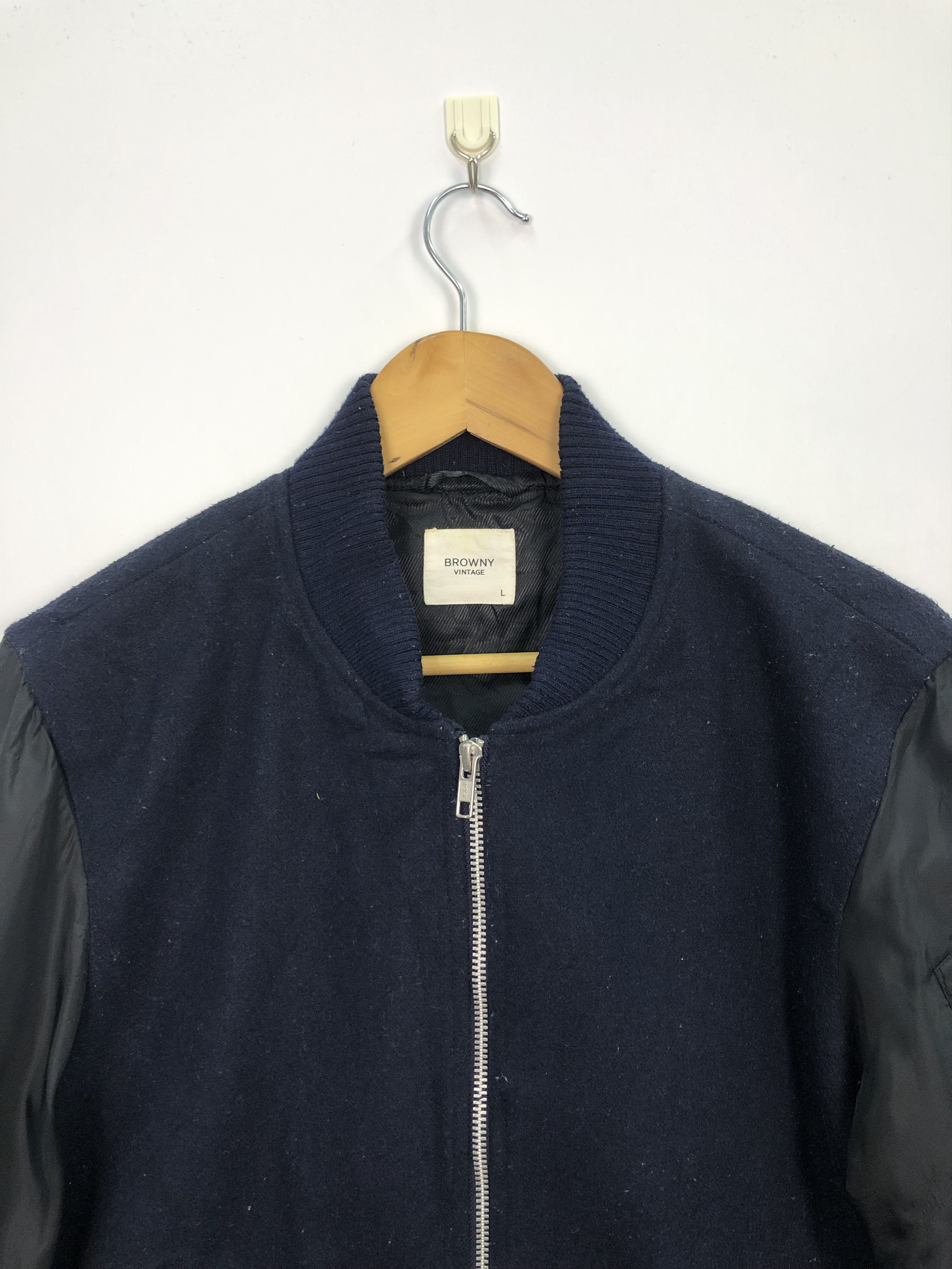 Japanese Brand Vintage Japanese Brand Browny Varsity Jacket J0159 Size US L / EU 52-54 / 3 - 3 Thumbnail