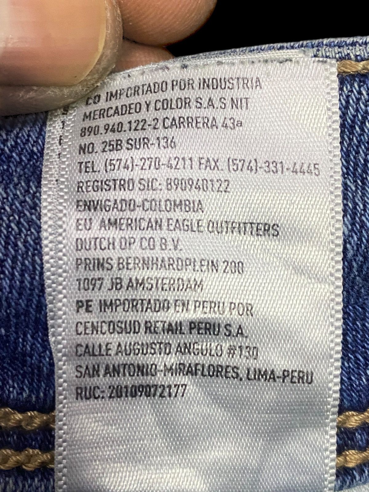 Other Vintage American Eagle Mud Wash Flare Style Jeans Size US 27 - 19 Thumbnail