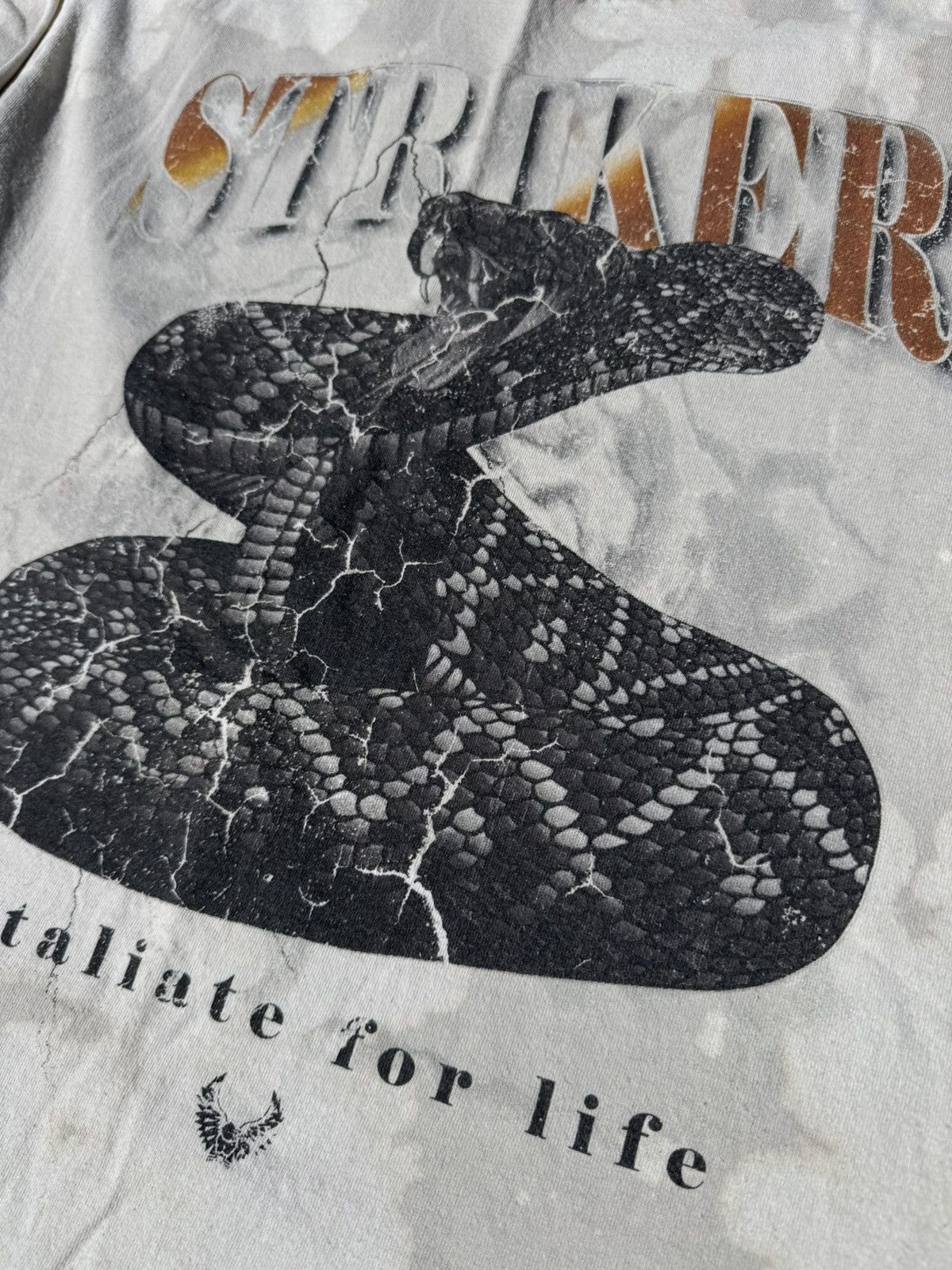 Pacsun STRIKER GRAPHIC TEE WASHED RATTLE-SNAKE READY TO POUNCE Size US M / EU 48-50 / 2 - 4 Thumbnail