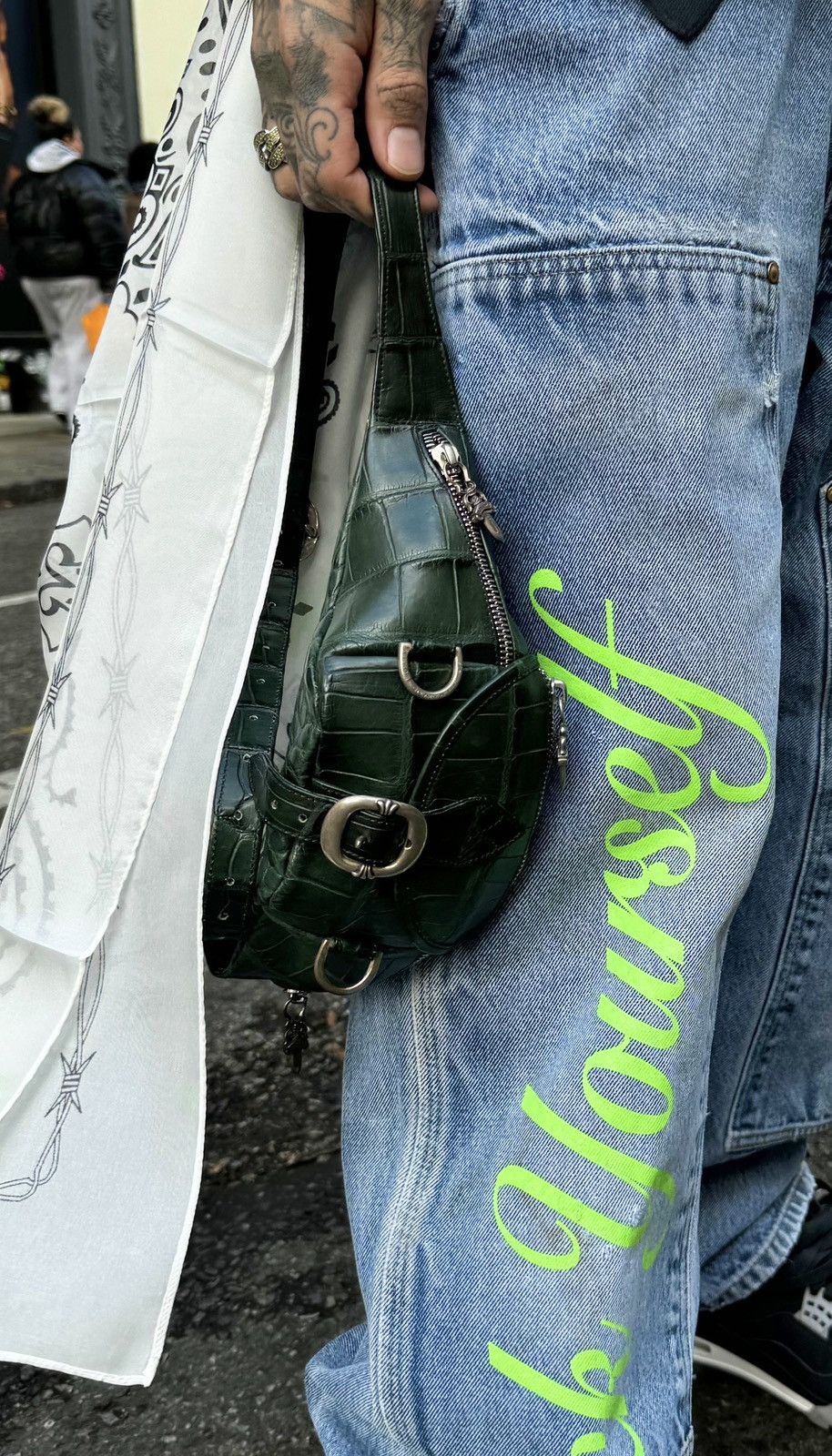 Chrome Hearts CHROME HEARTS ALLIGATOR CROC BAG 4GSELLER Size ONE SIZE - 6 Thumbnail