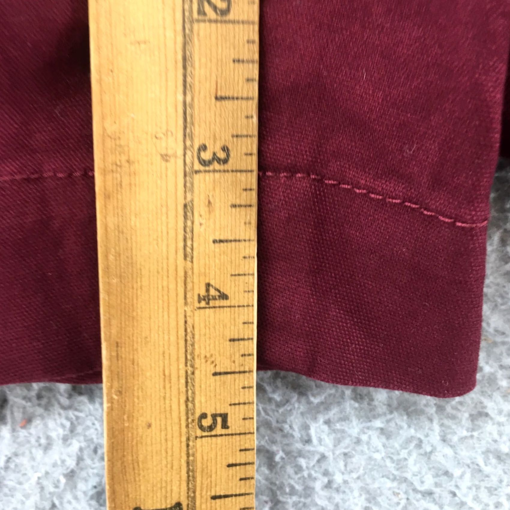 Vintage A New Day Chino Shorts Womens 24 Burgundy Cotton Blend Mid Rise Zip Fly NEW - Red, 5-Pocket, Regular, 4.5 Inseam, Shirtless? Size 42" / US 20 - 7 Thumbnail