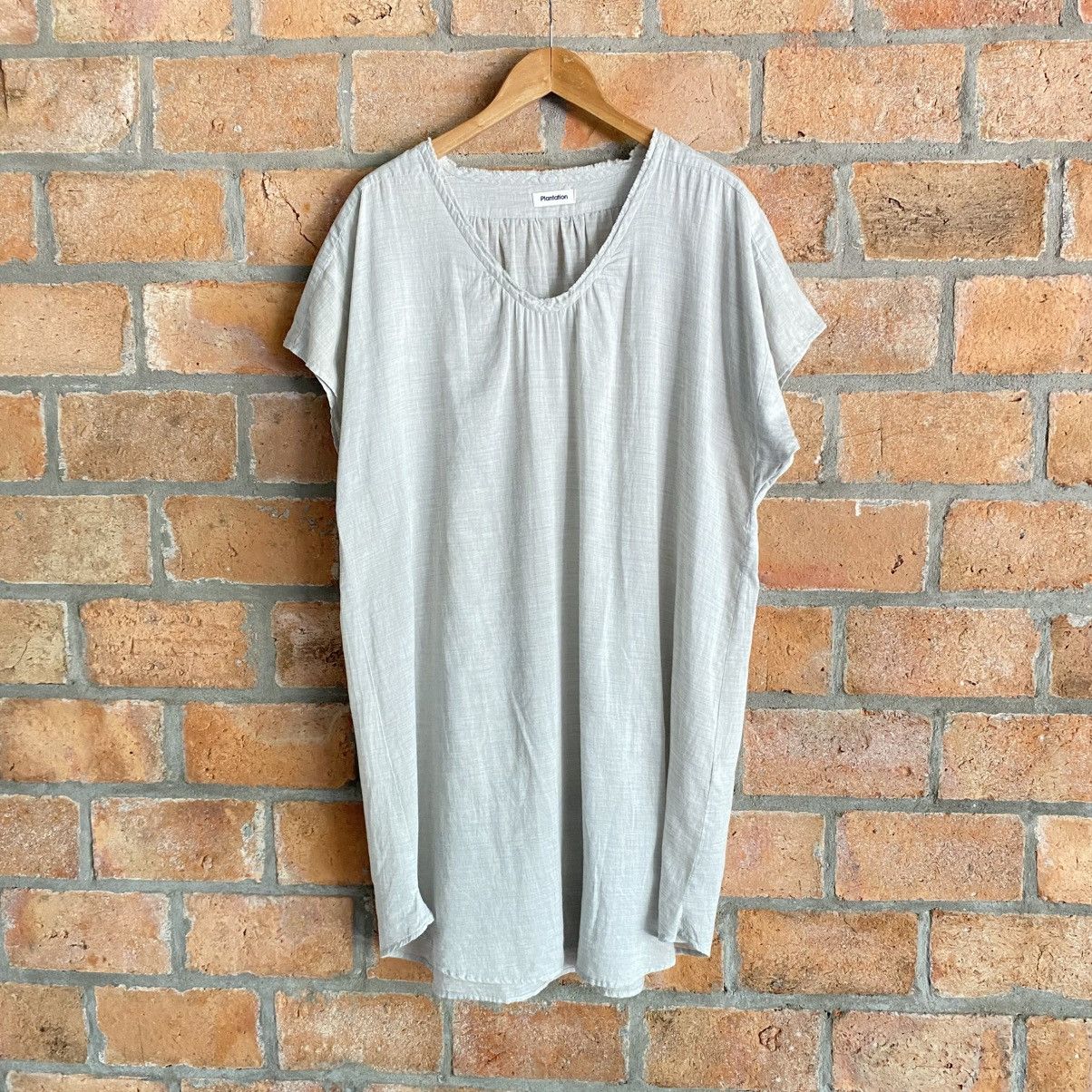 Issey Miyake Plantation Light Gray Soft Casual Dress Size M / US 6-8 / IT 42-44 - 1 Thumbnail