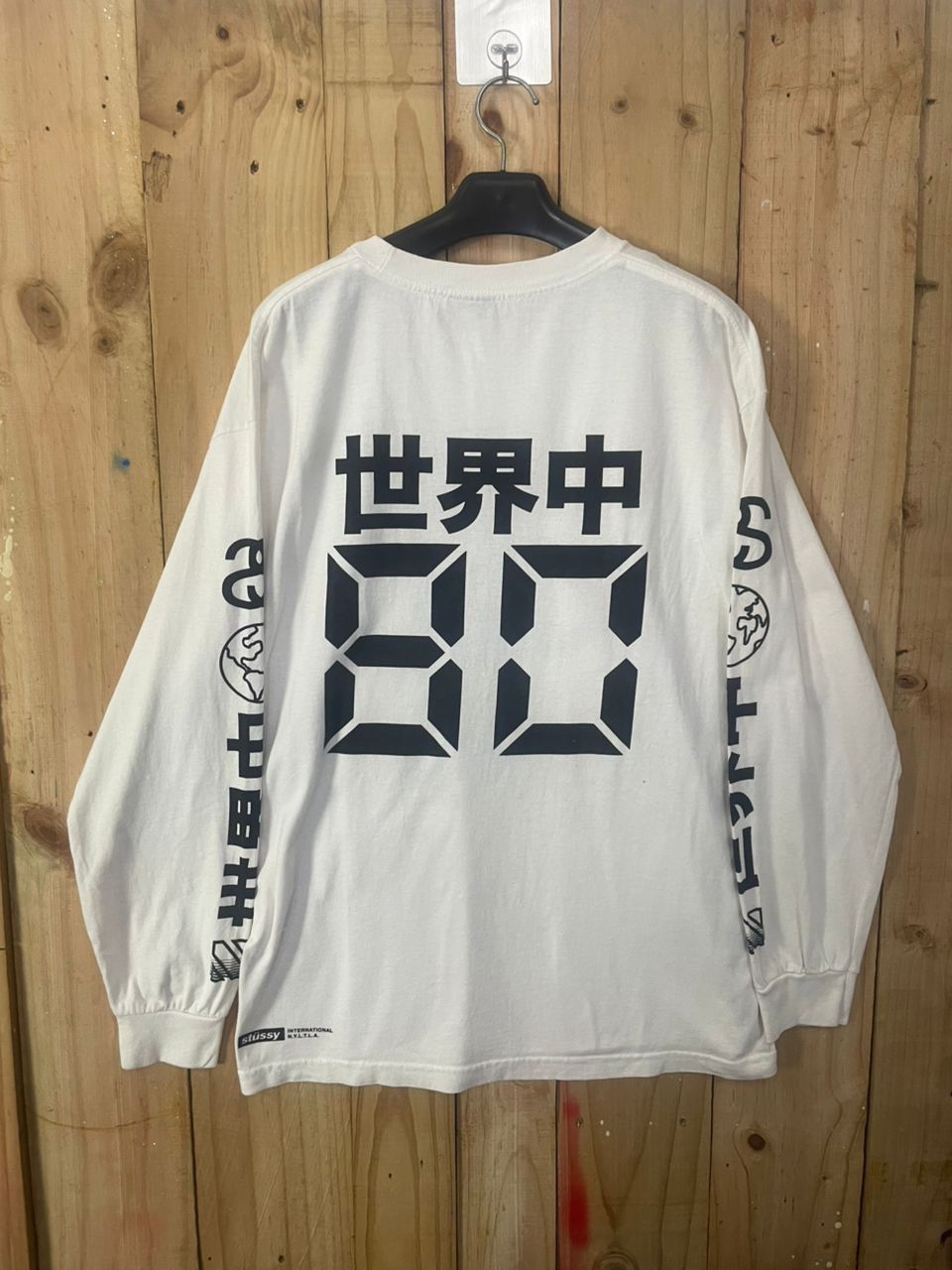Stussy × Vintage Vintage Stussy Japanese hype style longsleeve Tshirt Size US L / EU 52-54 / 3 - 7 Thumbnail