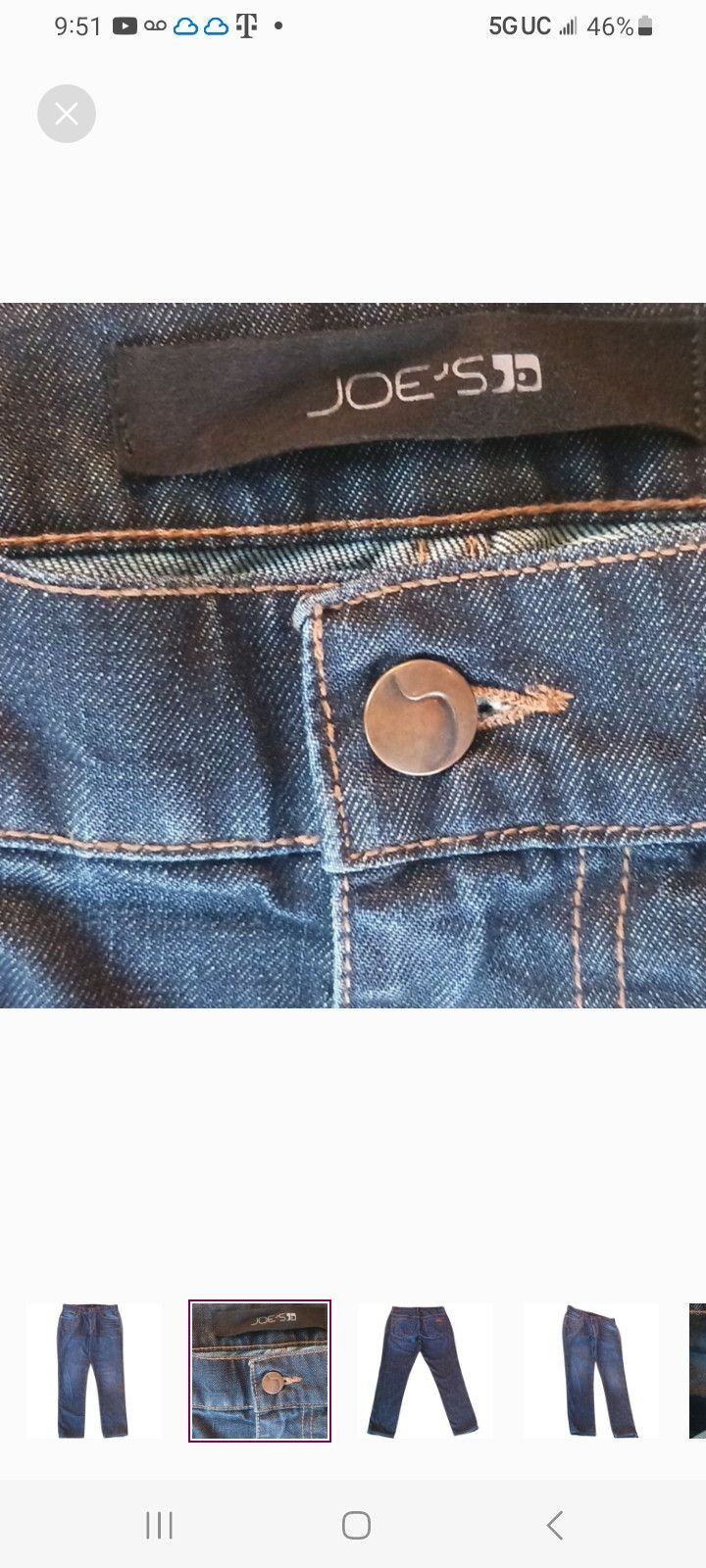 Joe's JOE'S JEANS Rebel Denim Jeans Size US 33 - 2 Thumbnail