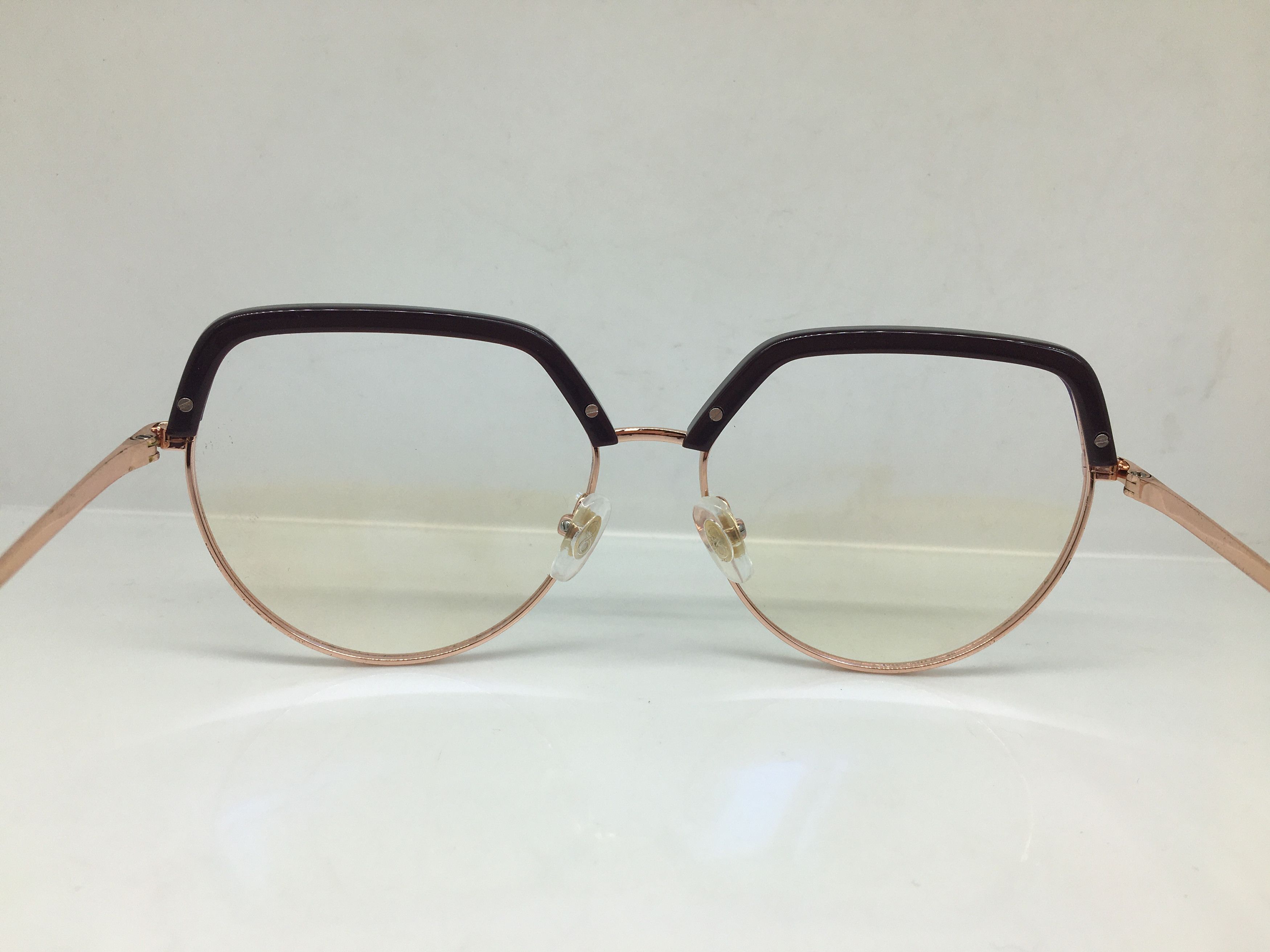 Other Brown Gold Cateye Eyeglasses Frame Size ONE SIZE - 4 Thumbnail