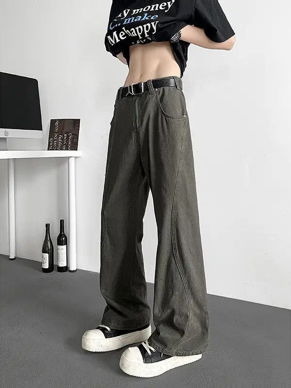 Japanese Brand Retro loose high street wide leg jeans Size US 32 / EU 48 - 5 Thumbnail