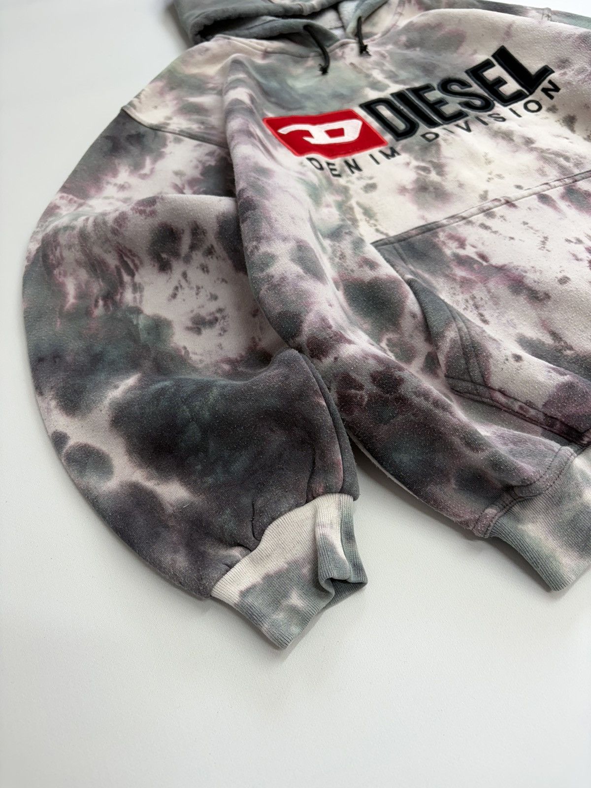 Diesel Diesel Denim Division Tie Dye Hoodie Y2K Archive Streetwear Size US L / EU 52-54 / 3 - 8 Thumbnail
