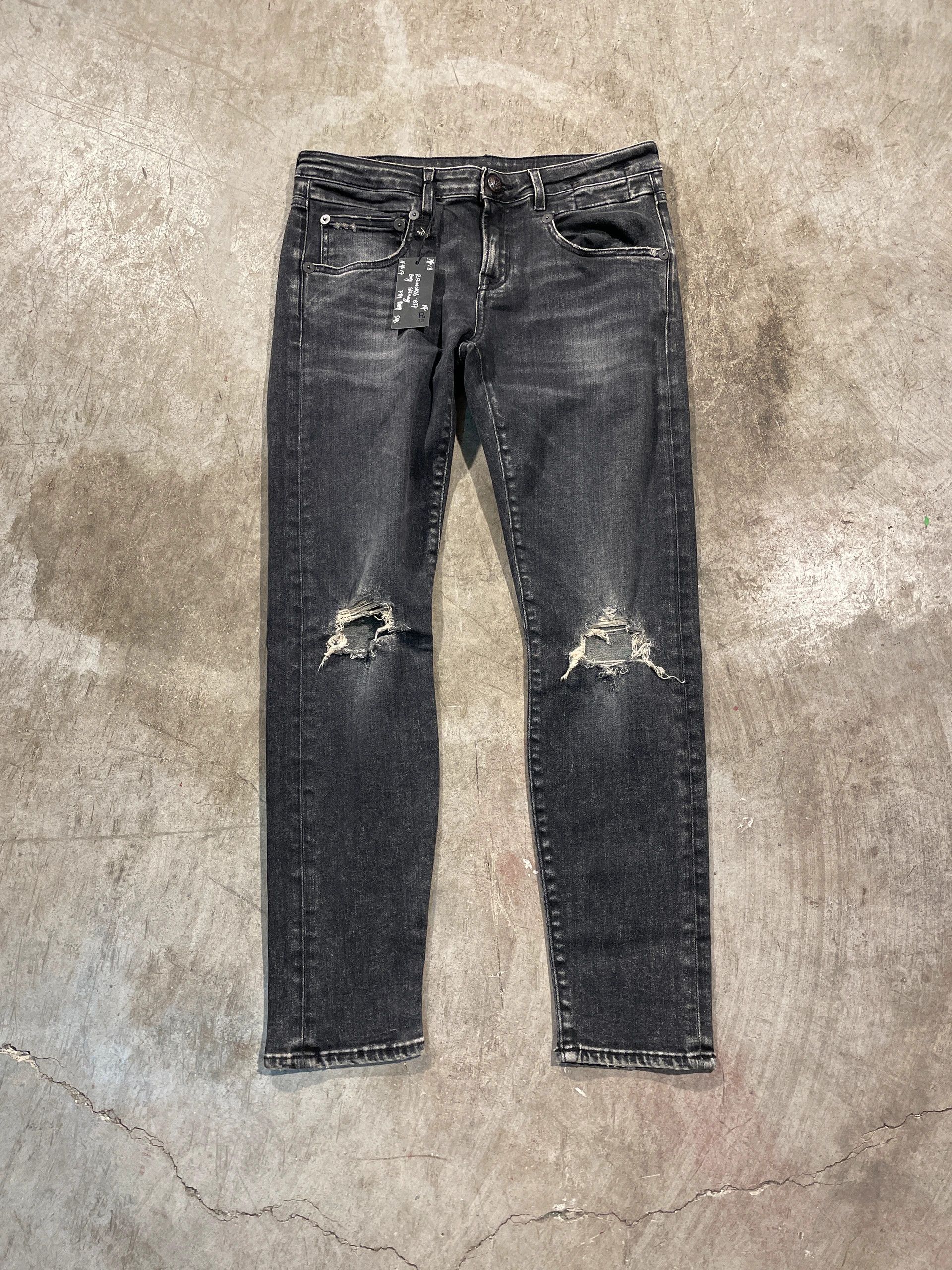 R13 R13 Boy Skinny Denim Jeans Size 27" / US 4 / IT 40 - 1 Thumbnail