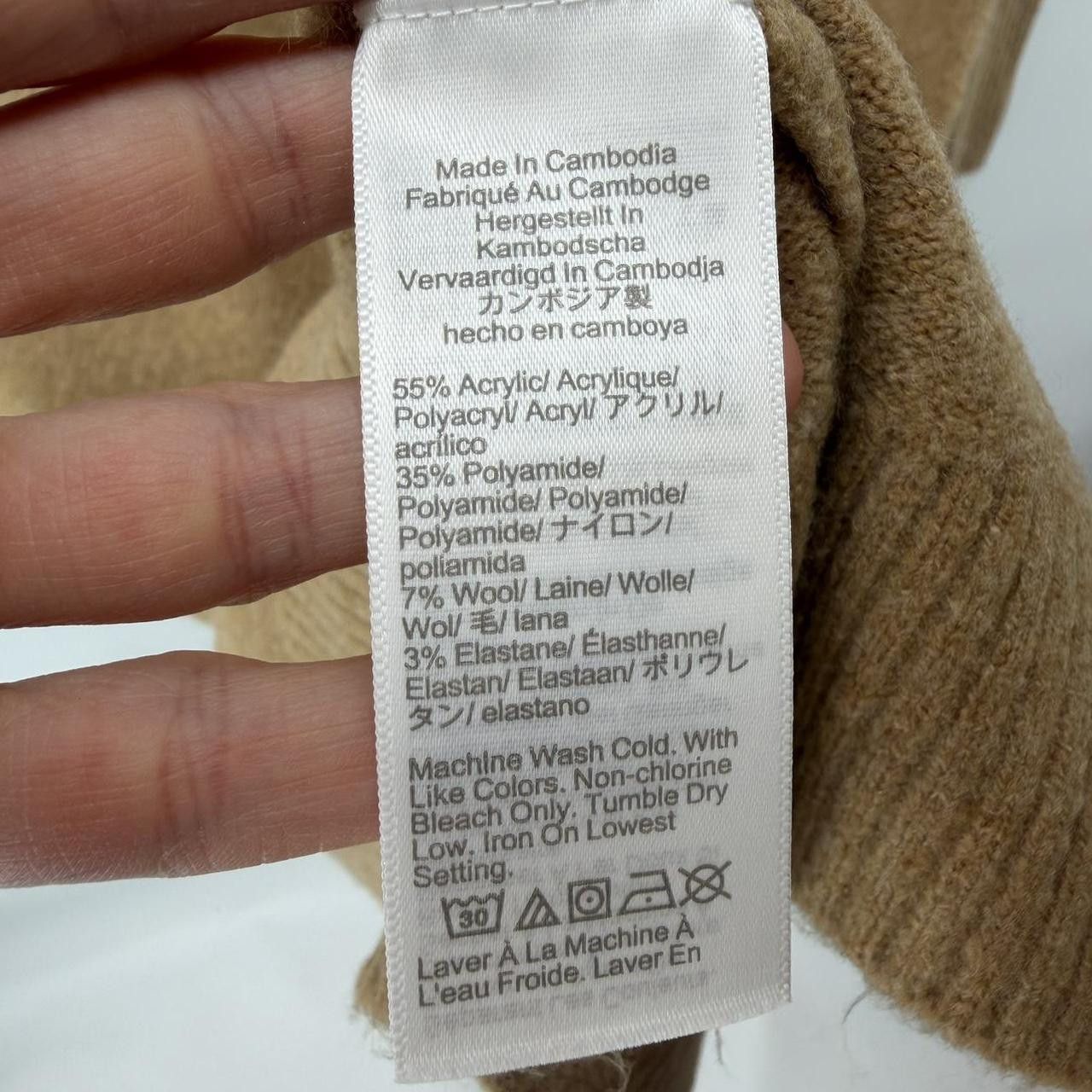 J.Crew J. Crew NWT Extra-Soft Mock Neck Sweater Dress Camel Brown Size XXS / US 00 / IT 34 - 4 Thumbnail