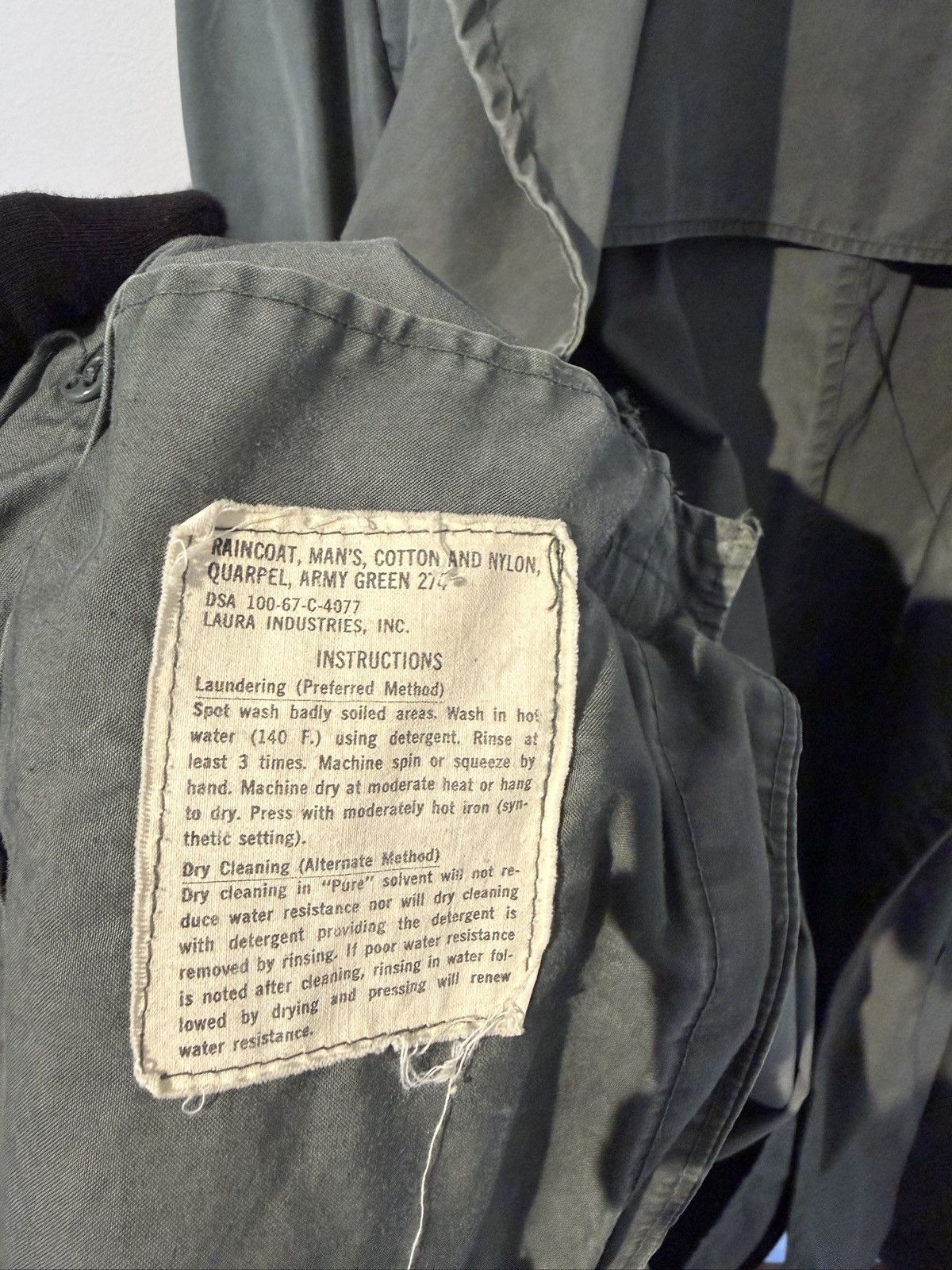 Vintage WW1 Army Trench Coat Size US XL / EU 56 / 4 - 11 Thumbnail
