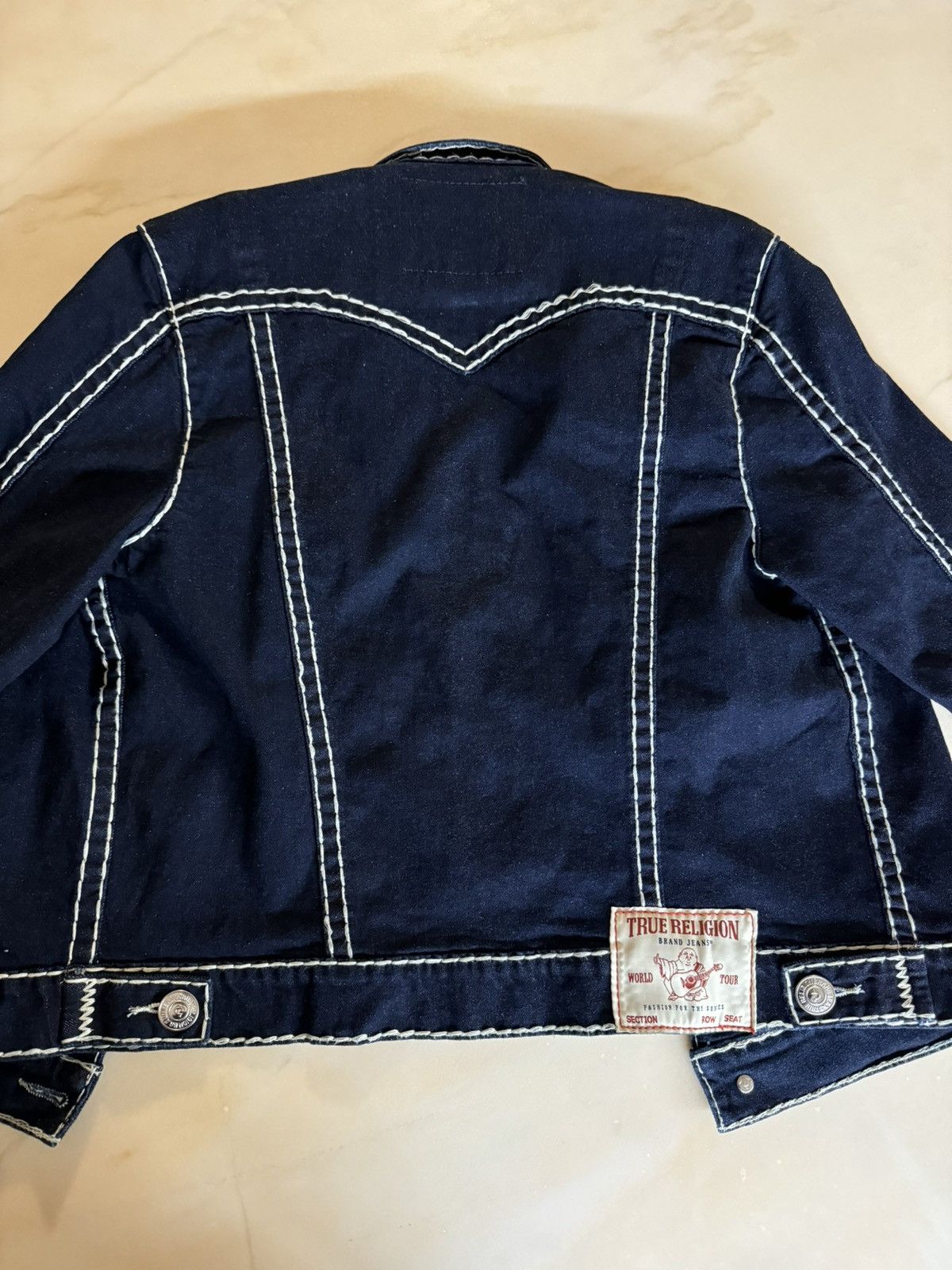 True Religion true religion super t stitch denim jacket (size s