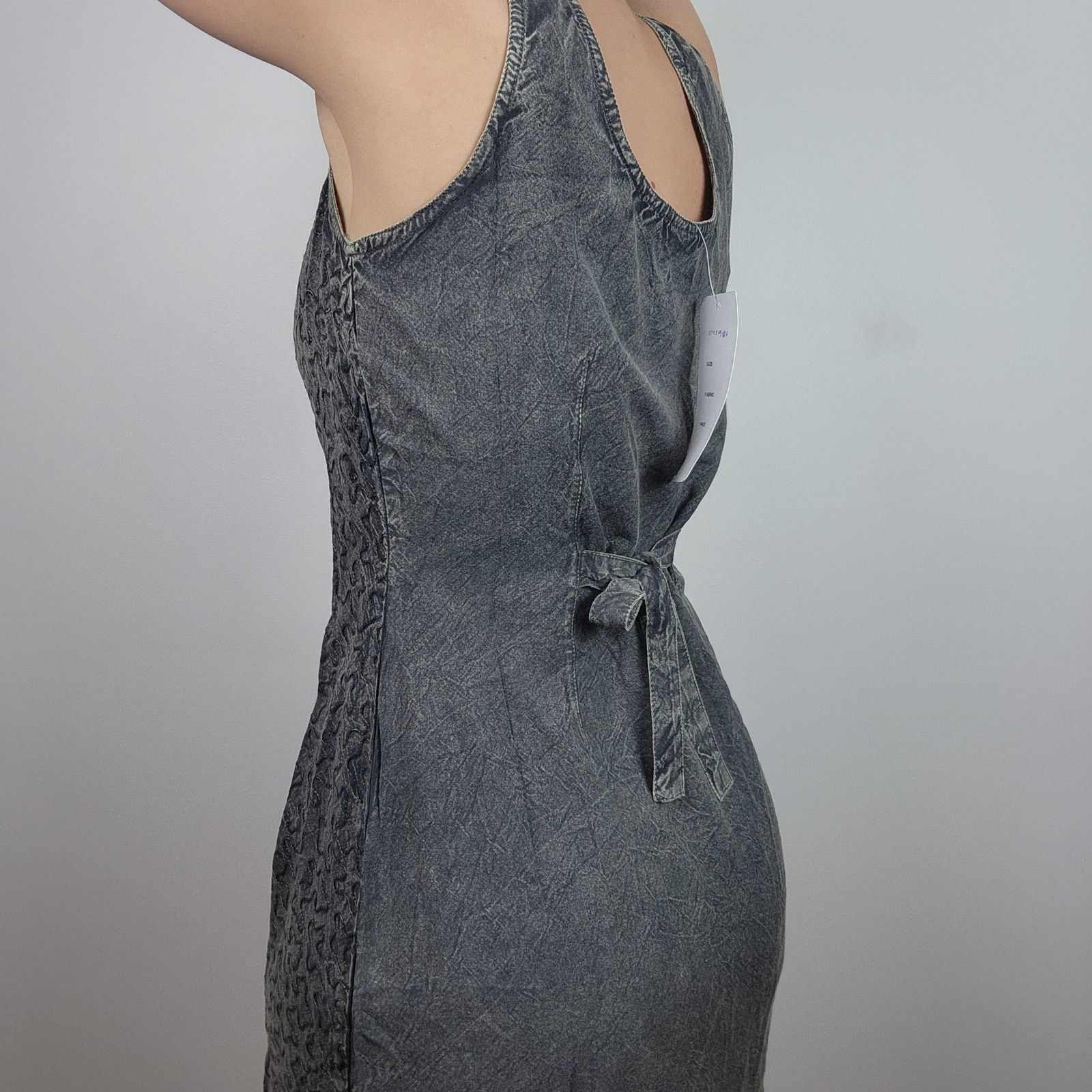 Other Hippie Festival Sun Dress Blue Sky Embroidered S-M Size S / US 4 / IT 40 - 4 Thumbnail