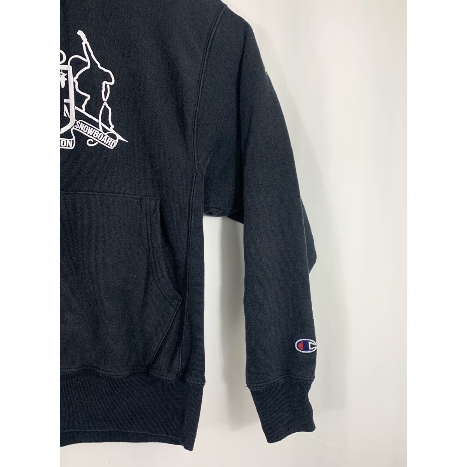 Champion Champions Hoodie Mens Medium Black Pullover Reversible Skiing Winchendon Size US M / EU 48-50 / 2 - 3 Thumbnail