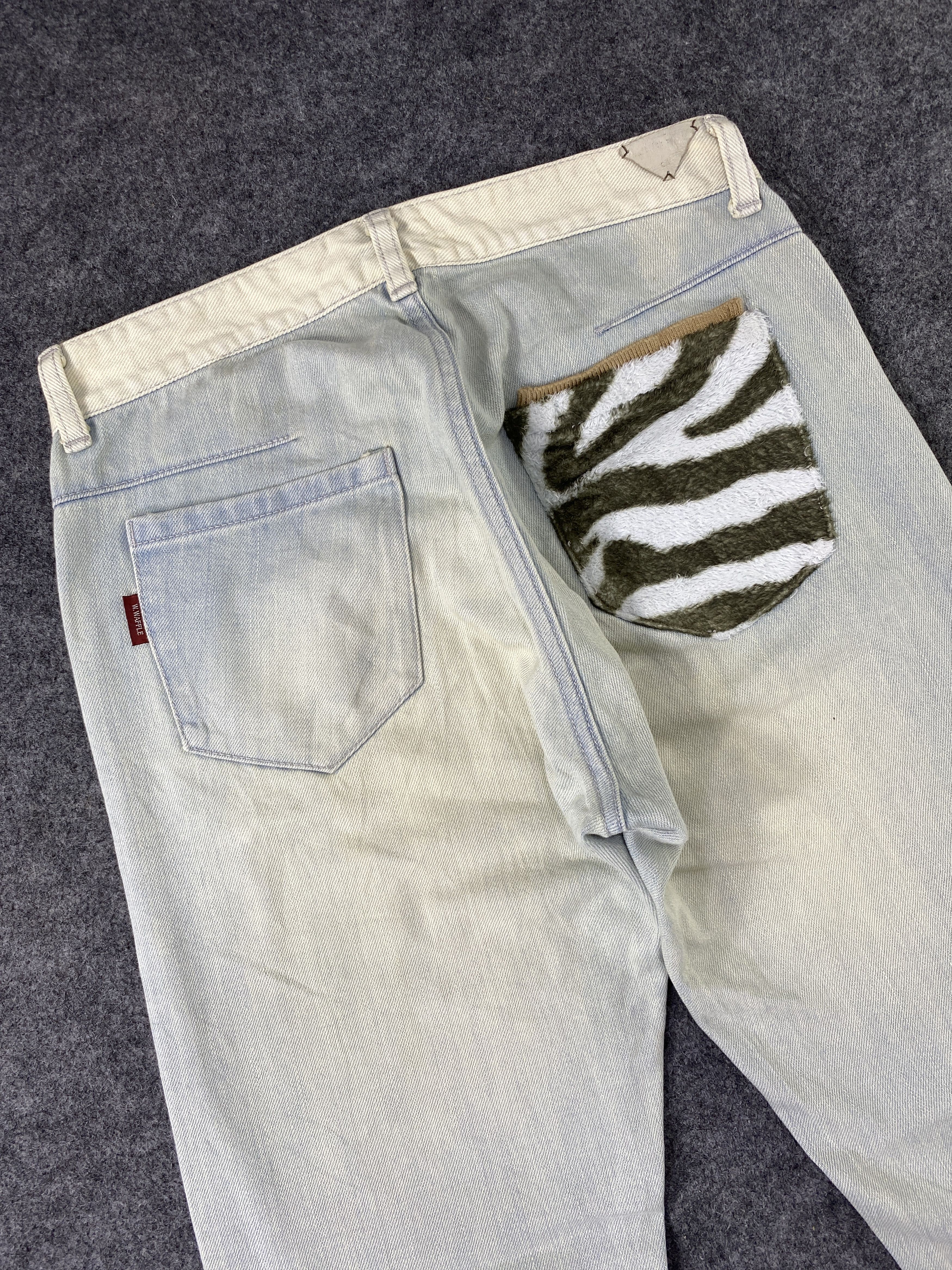 Japanese Brand Waffling Waffle Image+Create Artistic Jeans - J1126 Size US 30 / EU 46 - 6 Thumbnail