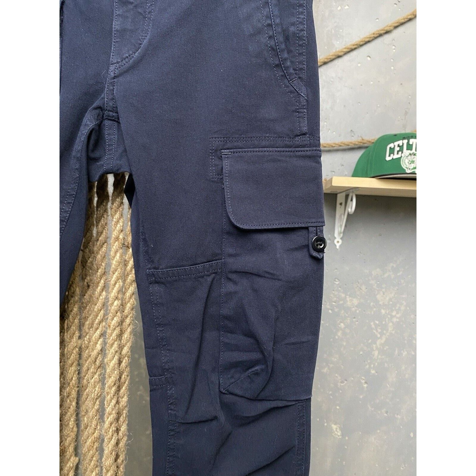 Ralph Lauren Vintage Ralph Lauren Cargo Pants Women Blue Pockets Size 4 Size 27" / US 4 / IT 40 - 4 Thumbnail