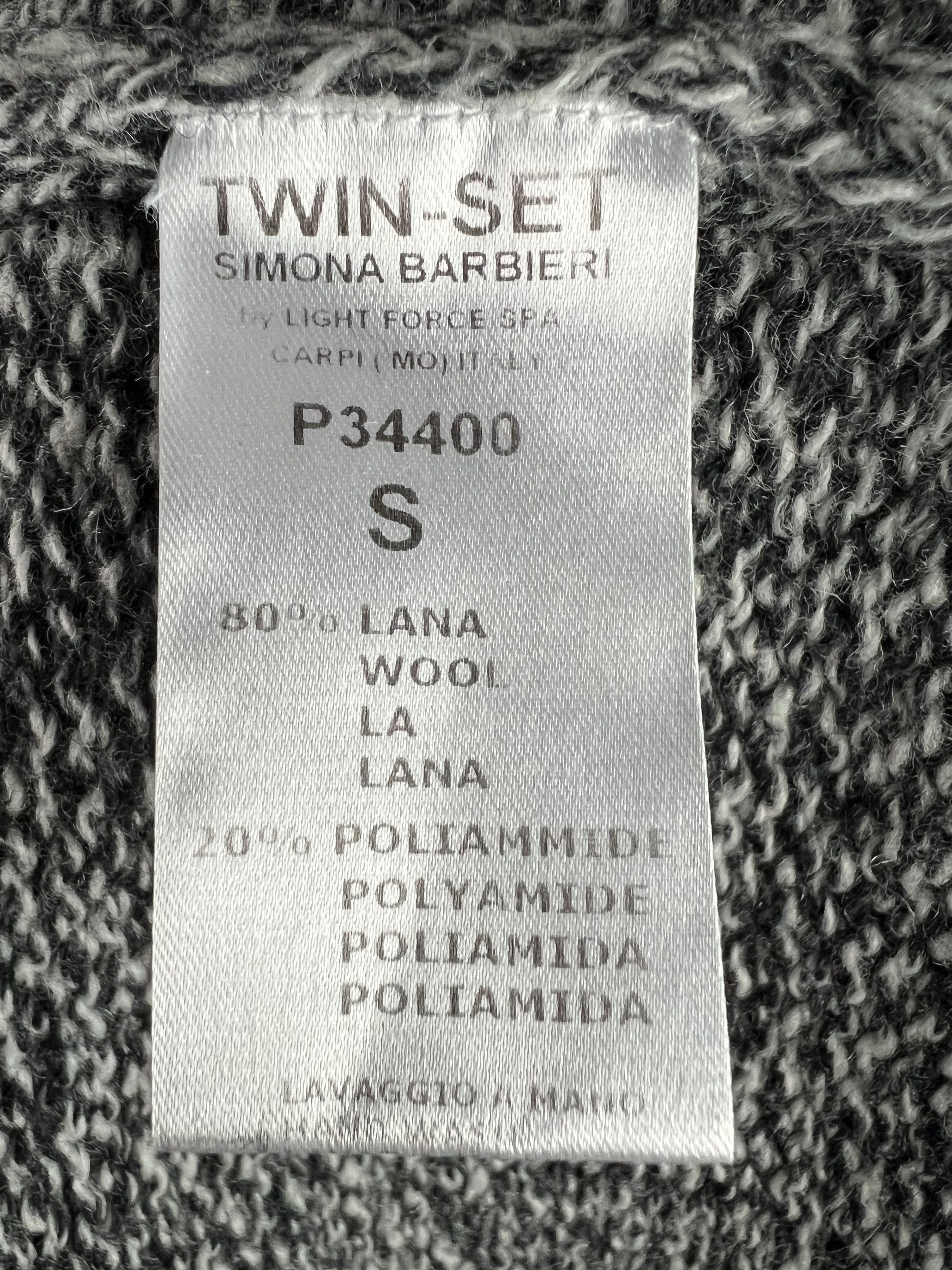 TWINSET Twin-Set Simona Barbieri Wool Long Hooded Cardigan Size S/M Size S / US 4 / IT 40 - 10 Thumbnail