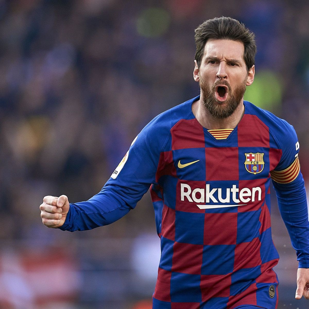 Vintage BARCELONA NIKE 2019/2020 FOOTBALL HOME JERSEY #10 MESSI Size US S / EU 44-46 / 1 - 11 Thumbnail