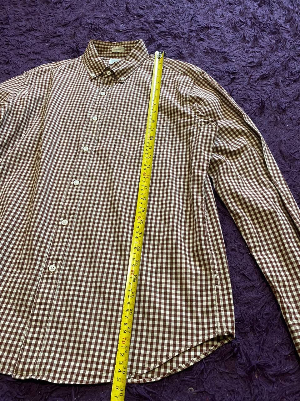 J. Crew Button Down Shirt Secret Wash Stretch slim Fit plaid