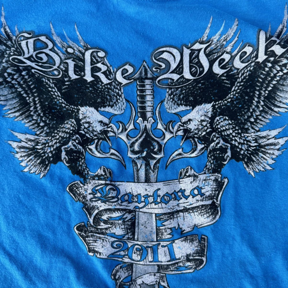 Affliction × Harley Davidson × JNCO Vintage Y2K Blue Biker Fest AOP Graphic Tee Fits XL Size US XL / EU 56 / 4 - 3 Thumbnail