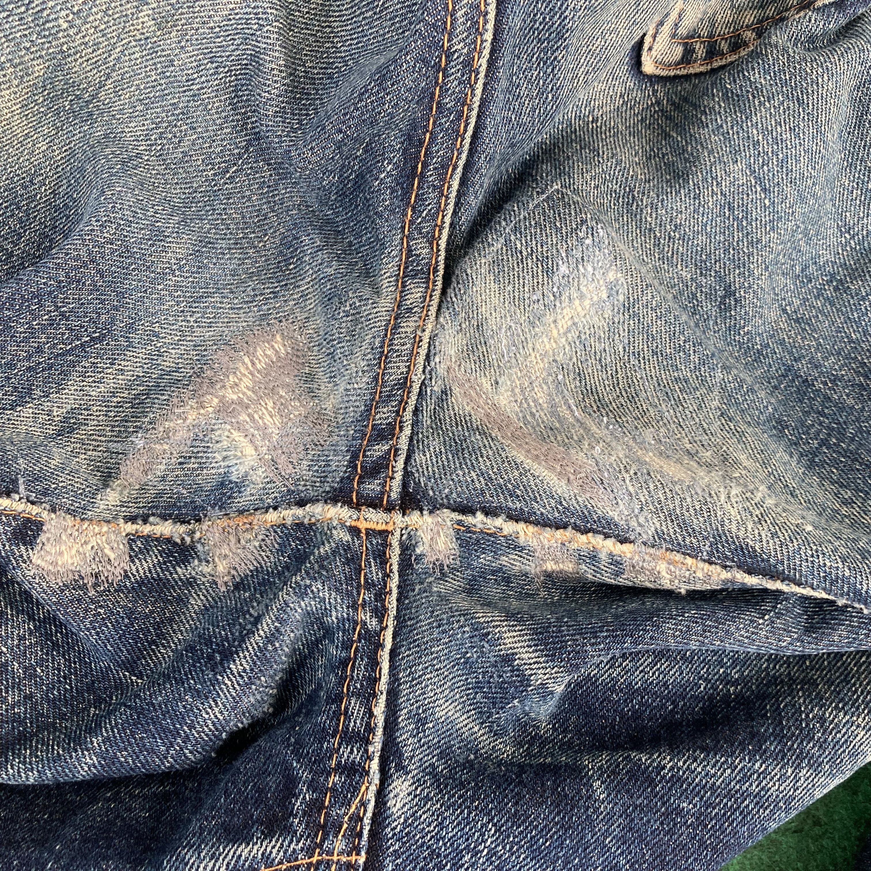 Denime 29x30.5 Vintage Denime Selvedge Honeycombs Osaka Denim Jeans Size US 29 - 14 Thumbnail