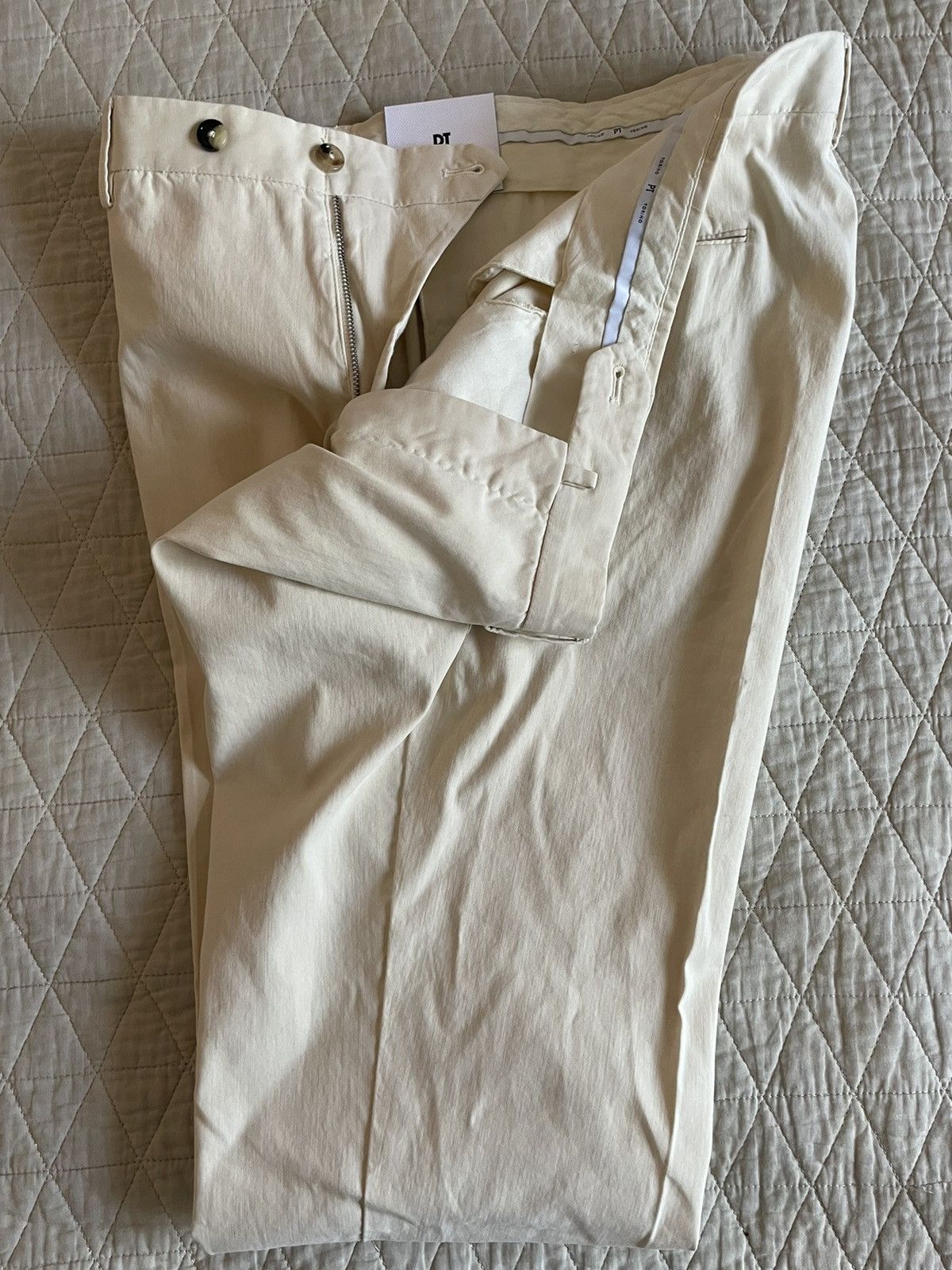 PT Torino Stretch Cotton-Cashmere Trouser Size US 40 / EU 56 - 2 Thumbnail