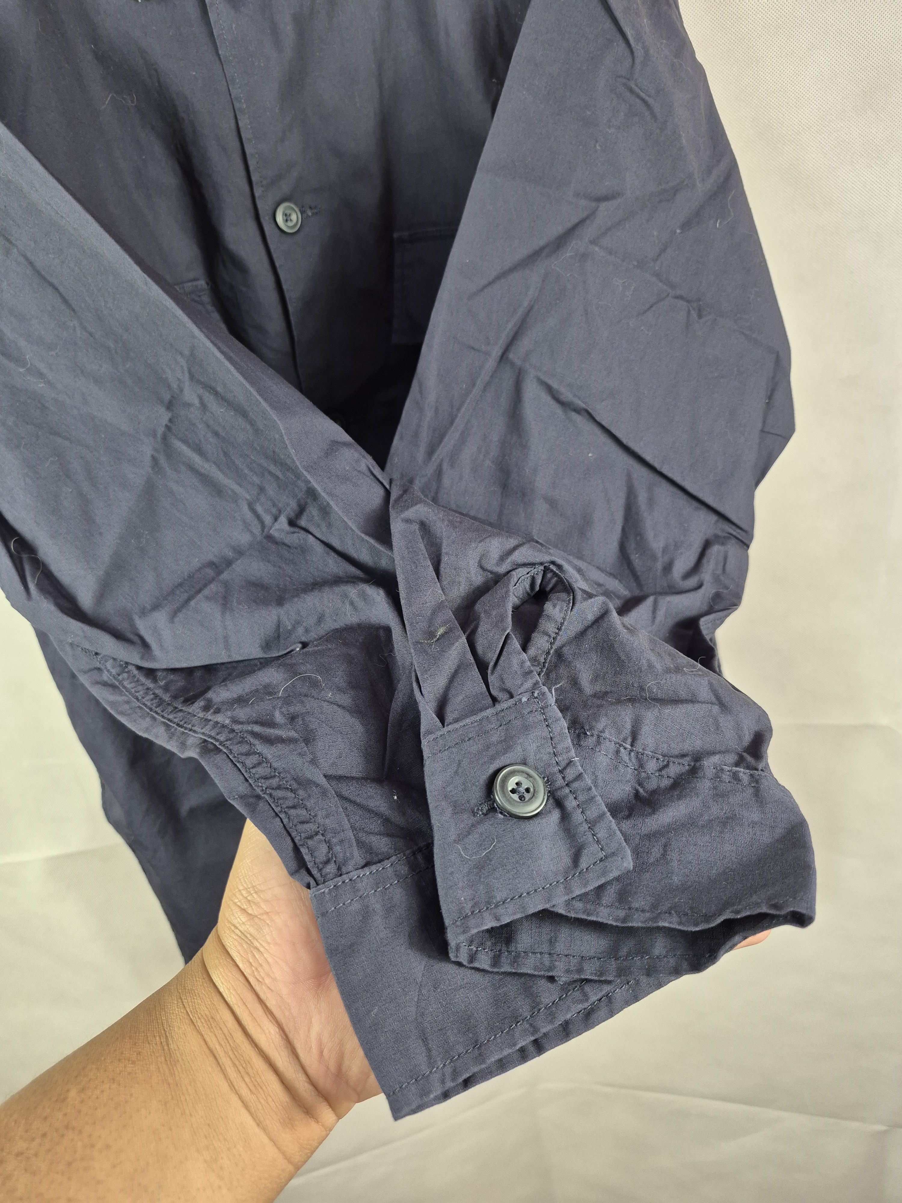 GU 🔥 GU Vintage Style Navy Workwear Utility Jacket Size US XL / EU 56 / 4 - 5 Thumbnail