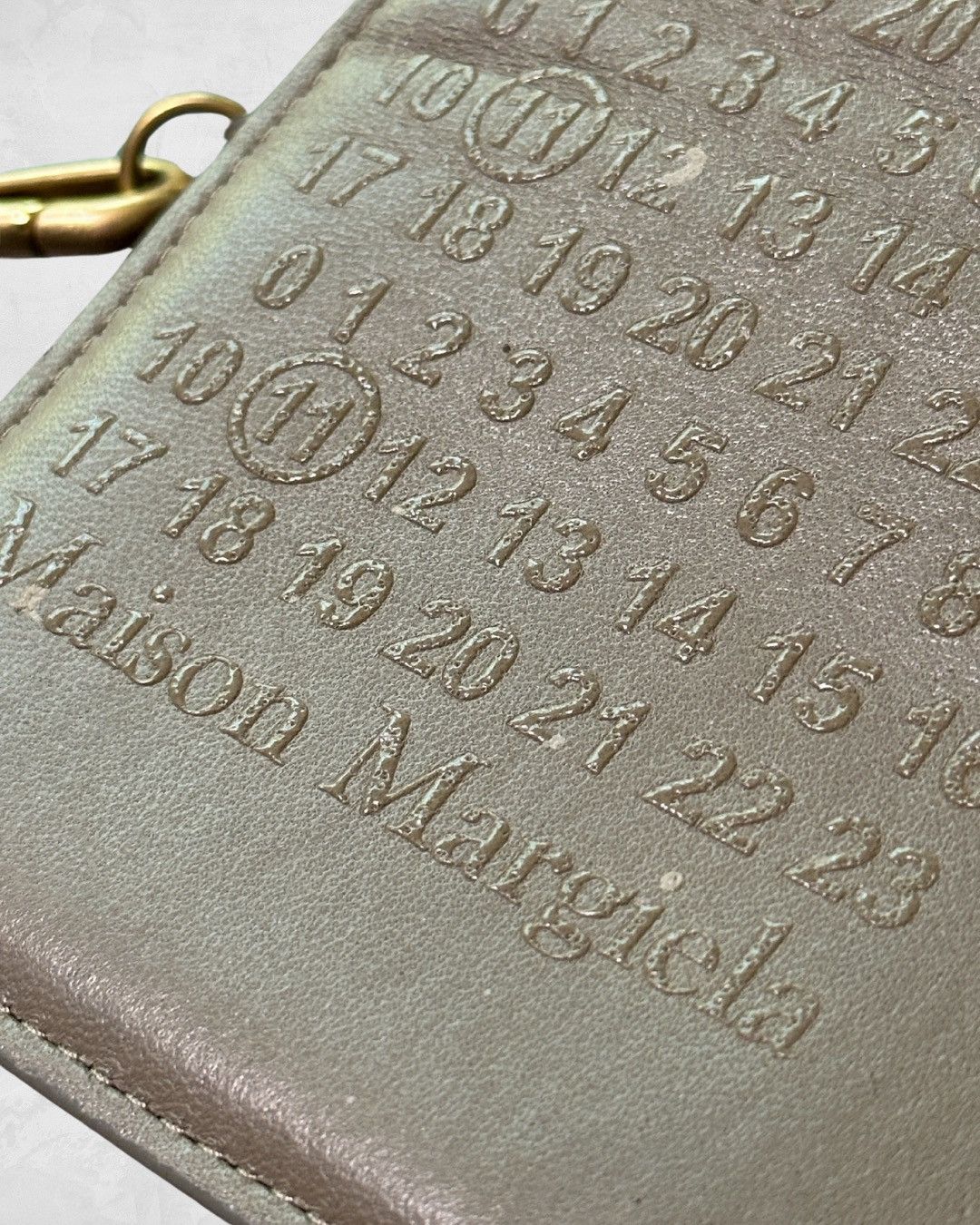 Maison Margiela SS18 Stamp Numbers Logo Long Wallet Size ONE SIZE - 3 Thumbnail