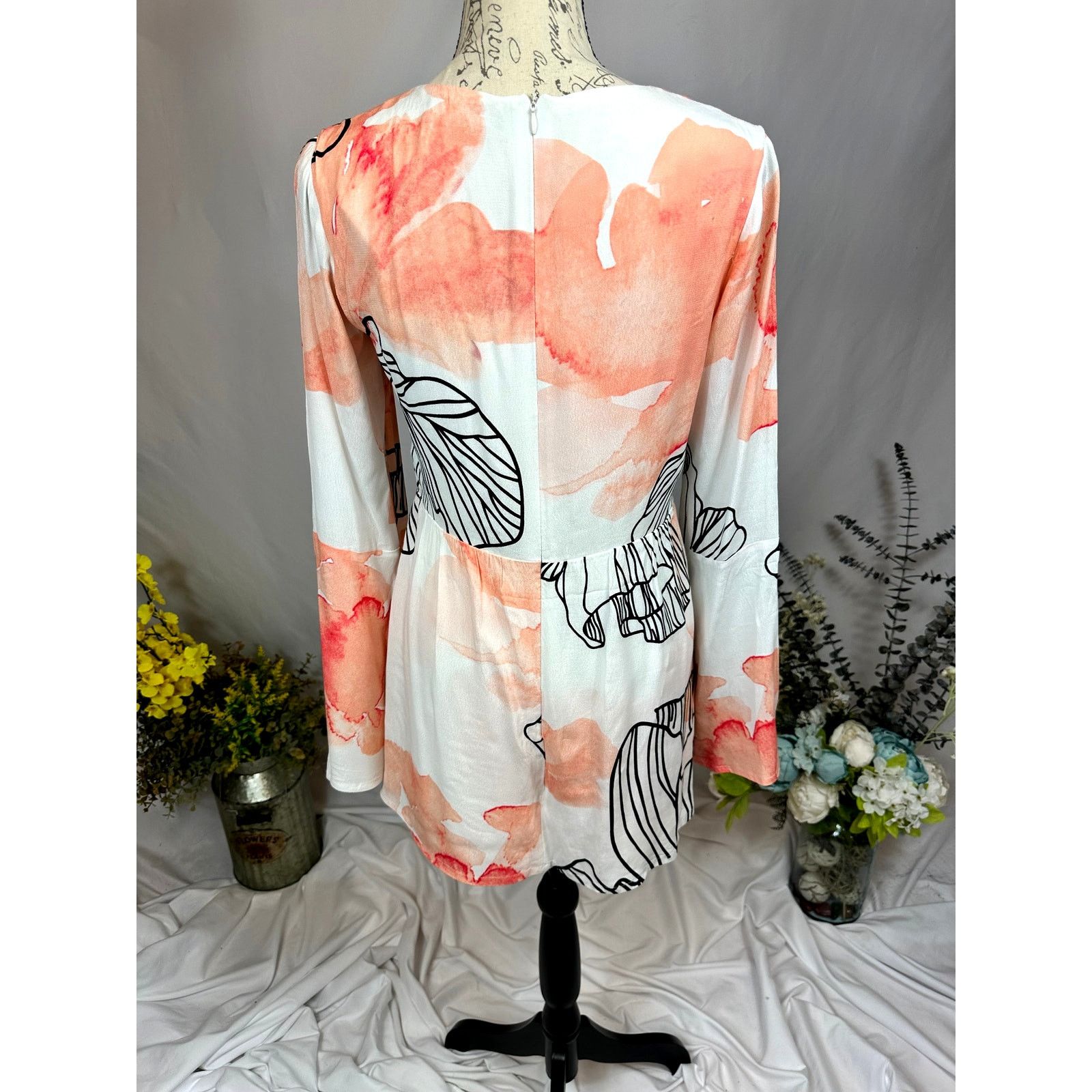 ELLIATT Elliatt Floral Pink and White Romper S Size 26" / US 2 / IT 38 - 10 Thumbnail