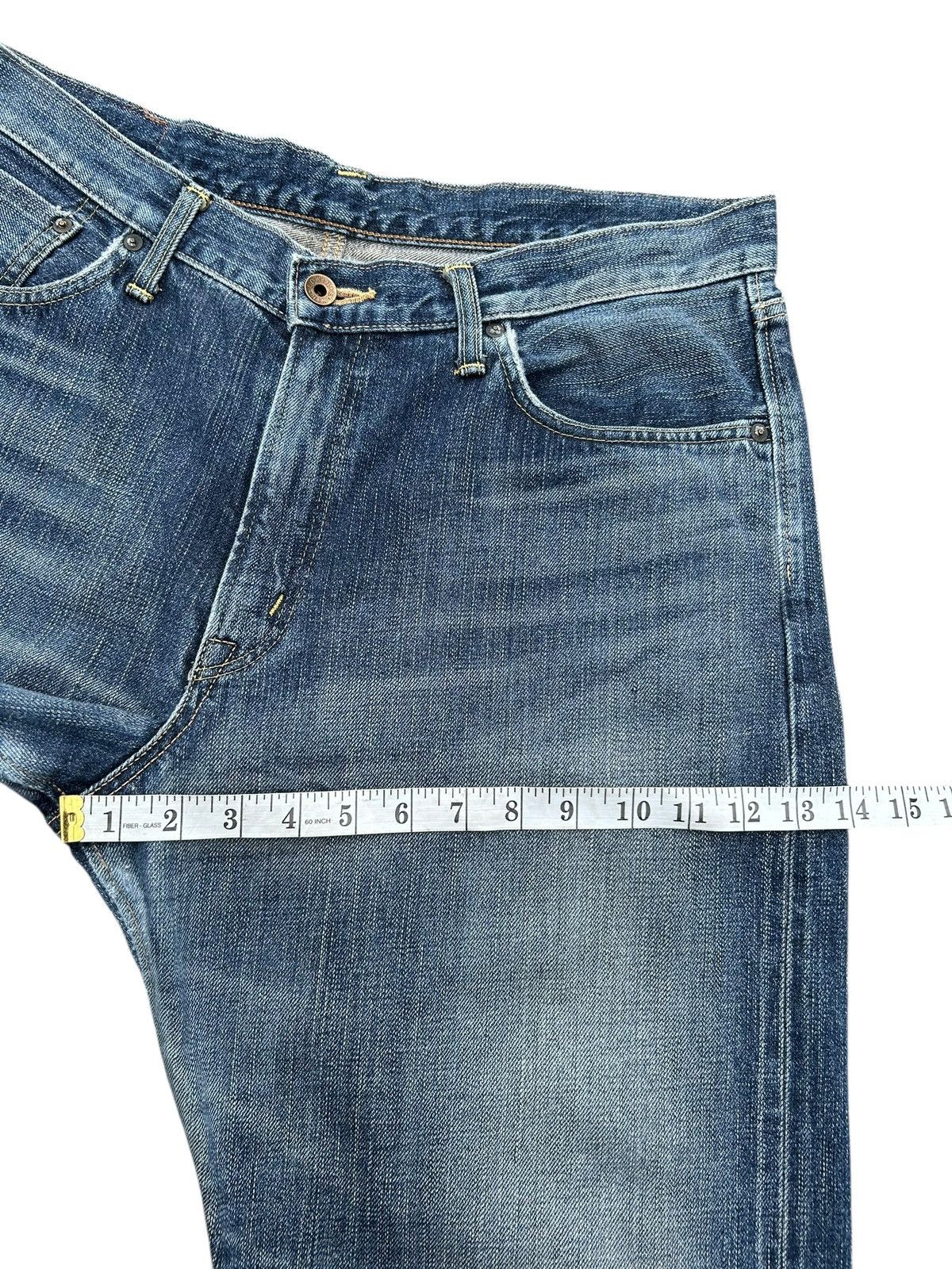 Kapital Vintage Edwin 505zx Selvedge Distressed Denim Jeans Size US 36 / EU 52 - 11 Thumbnail