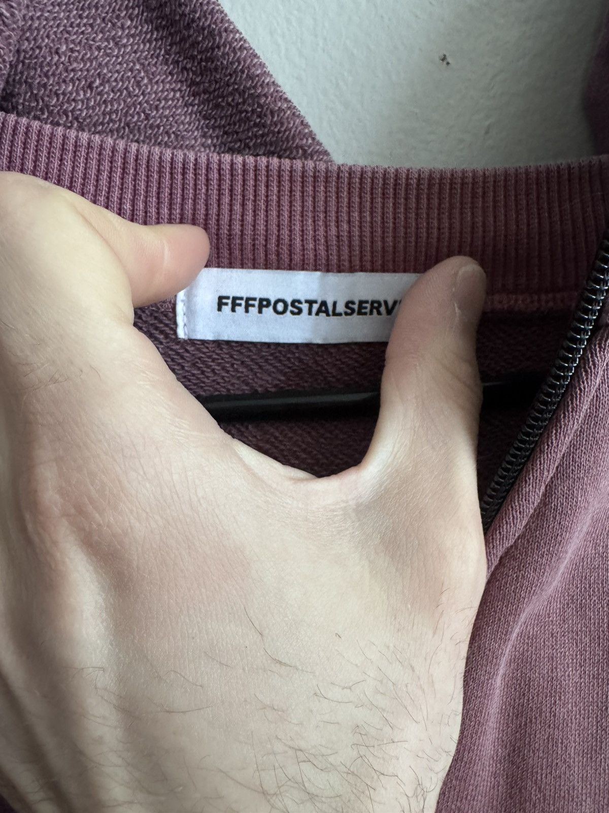 FFFPOSTALSERVICE Round Hem Curved Zip Hoodie Size US M / EU 48-50 / 2 - 5 Thumbnail