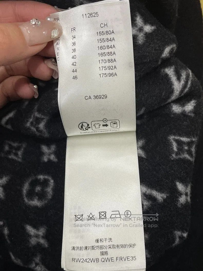 Louis Vuitton Louis Vuitton Reversible Wool Zip Coat. Size US XS / EU 42 / 0 - 7 Thumbnail