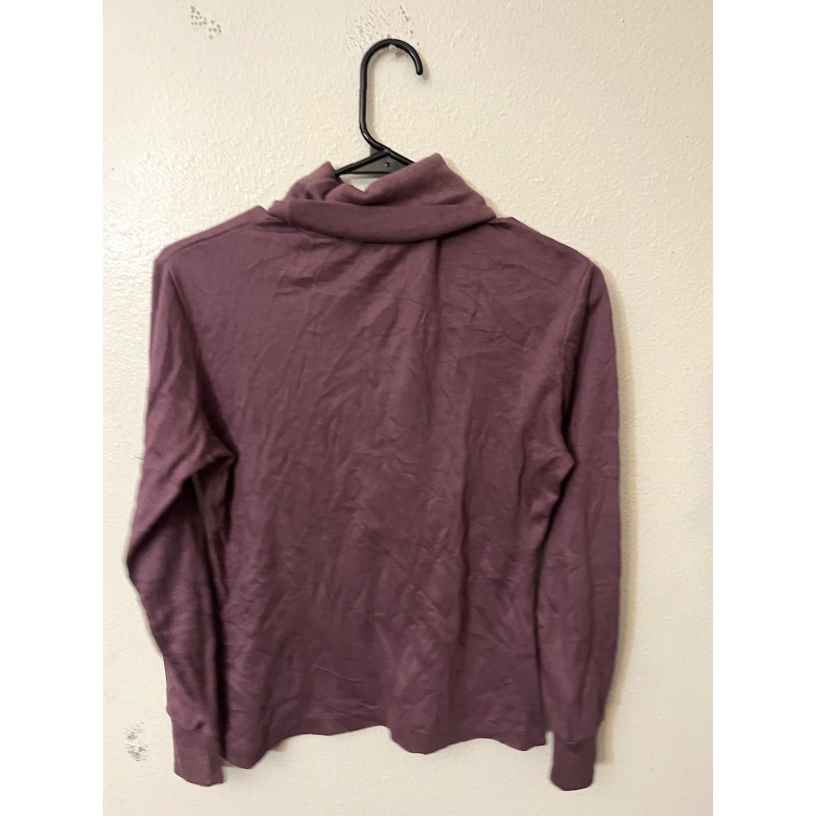 Polo Ralph Lauren VINTAGE Mens Medium Polo Ralph Lauren Pullover Turtleneck Sweatshirt Maroon Polo Ralph Lauren Sweater Cotton Maroon Mens Vintage 90s Size US M / EU 48-50 / 2 - 2 Thumbnail