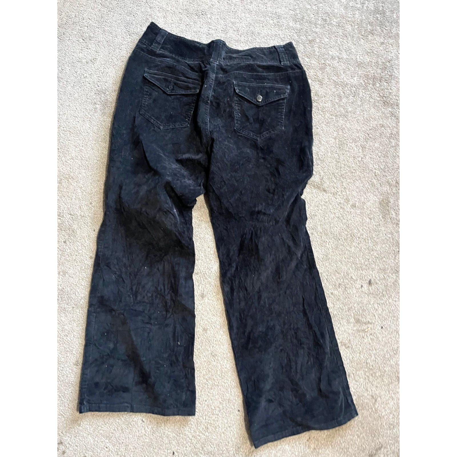 Dockers Dockers Pants Women Black Corduroy Straight Mid Rise Size 8 Dockers Women Pants Black Corduroy Straight Mid Rise 8S Size 30" / US 8 / IT 44 - 3 Thumbnail