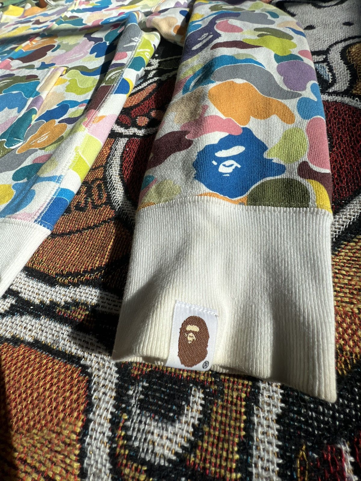 Bape Multi Camo Shark Full Zip Hoodie Size US S / EU 44-46 / 1 - 12 Thumbnail