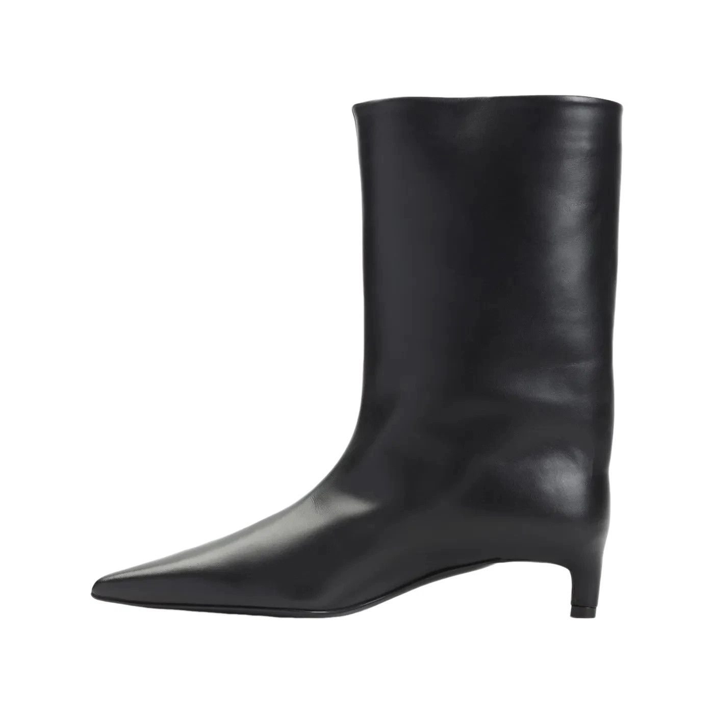 Jil Sander JIL SANDER Black Leather Ankle Boots New & Authentic Size US 6 / IT 36 - 2 Thumbnail
