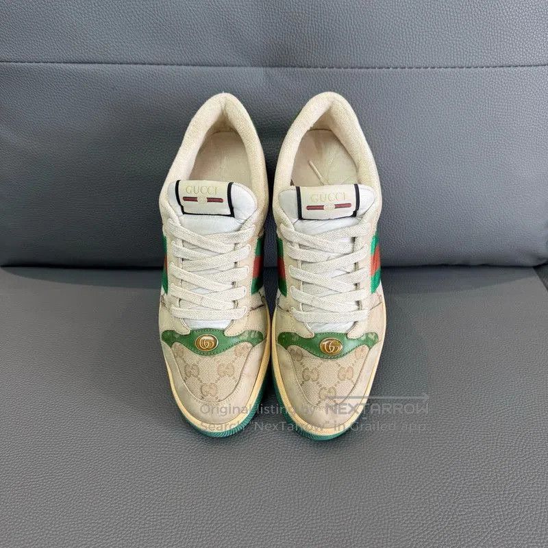 Gucci Gucci Screener Green Casual Sneakers . Size US 10.5 / EU 43-44 - 1 Thumbnail