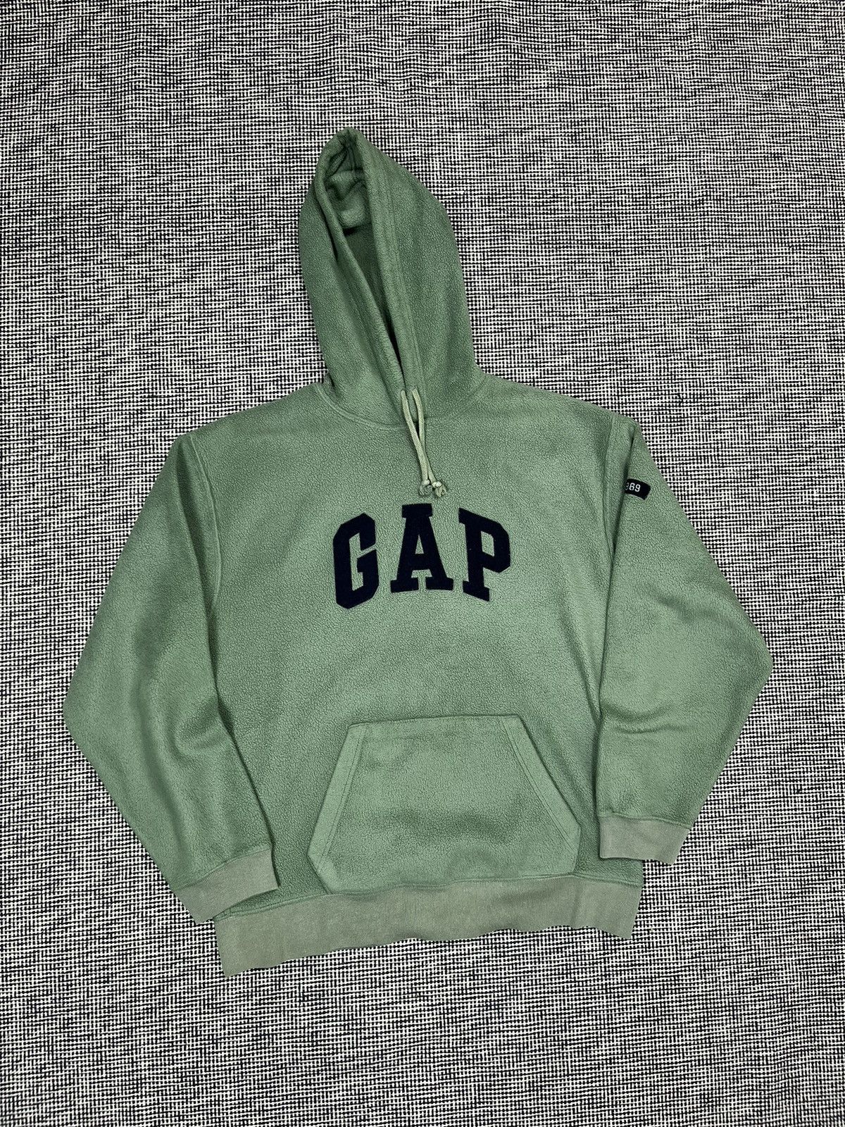 Gap × Vintage Fleece hoodie gap spellout green vintage y2k Size US L / EU 52-54 / 3 - 2 Thumbnail