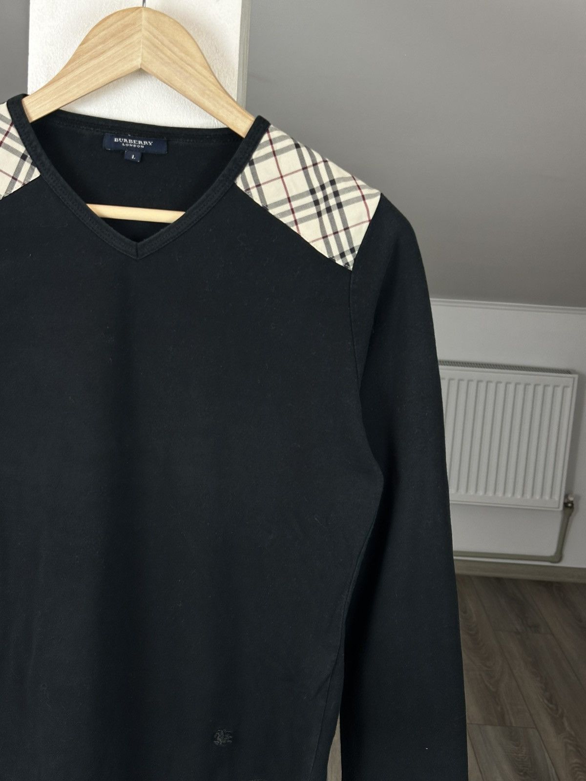 Burberry Womens Burberry London Tee Top Cotton Size L / US 10 / IT 46 - 3 Thumbnail