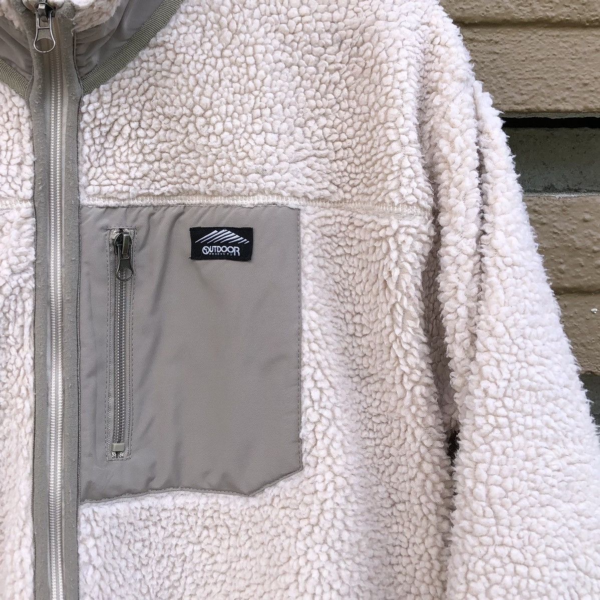 Japanese Brand Outdoor Products Sherpa Fleece Arrak Outdoor Jacket Size US XL / EU 56 / 4 - 3 Thumbnail