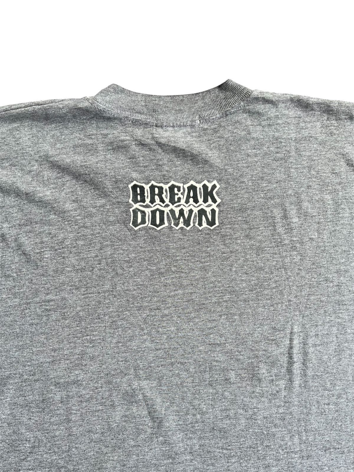Vintage Early 00s Break Down Skate Tshirt Size US L / EU 52-54 / 3 - 3 Thumbnail