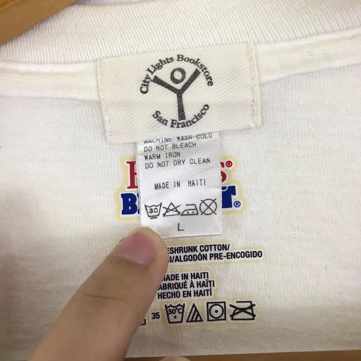 Vintage Vtg HOWL ALLEN GINSBERG Starving Hysterical Naked Tee Shirt Size US L / EU 52-54 / 3 - 8 Thumbnail