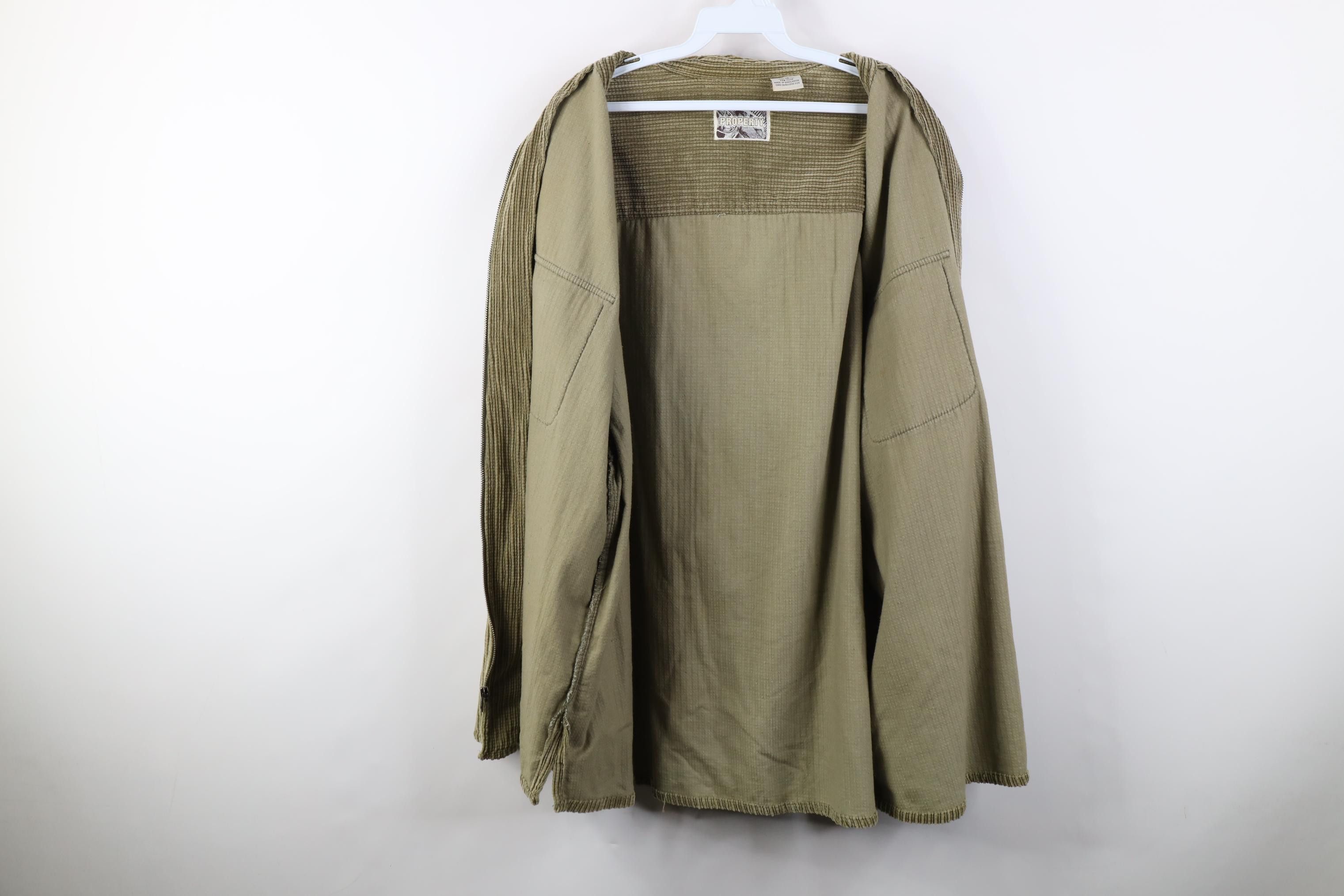 Vintage Vintage 90s Streetwear Fit Corduroy Shirt Jacket Jac Shirt Size US XL / EU 56 / 4 - 8 Thumbnail